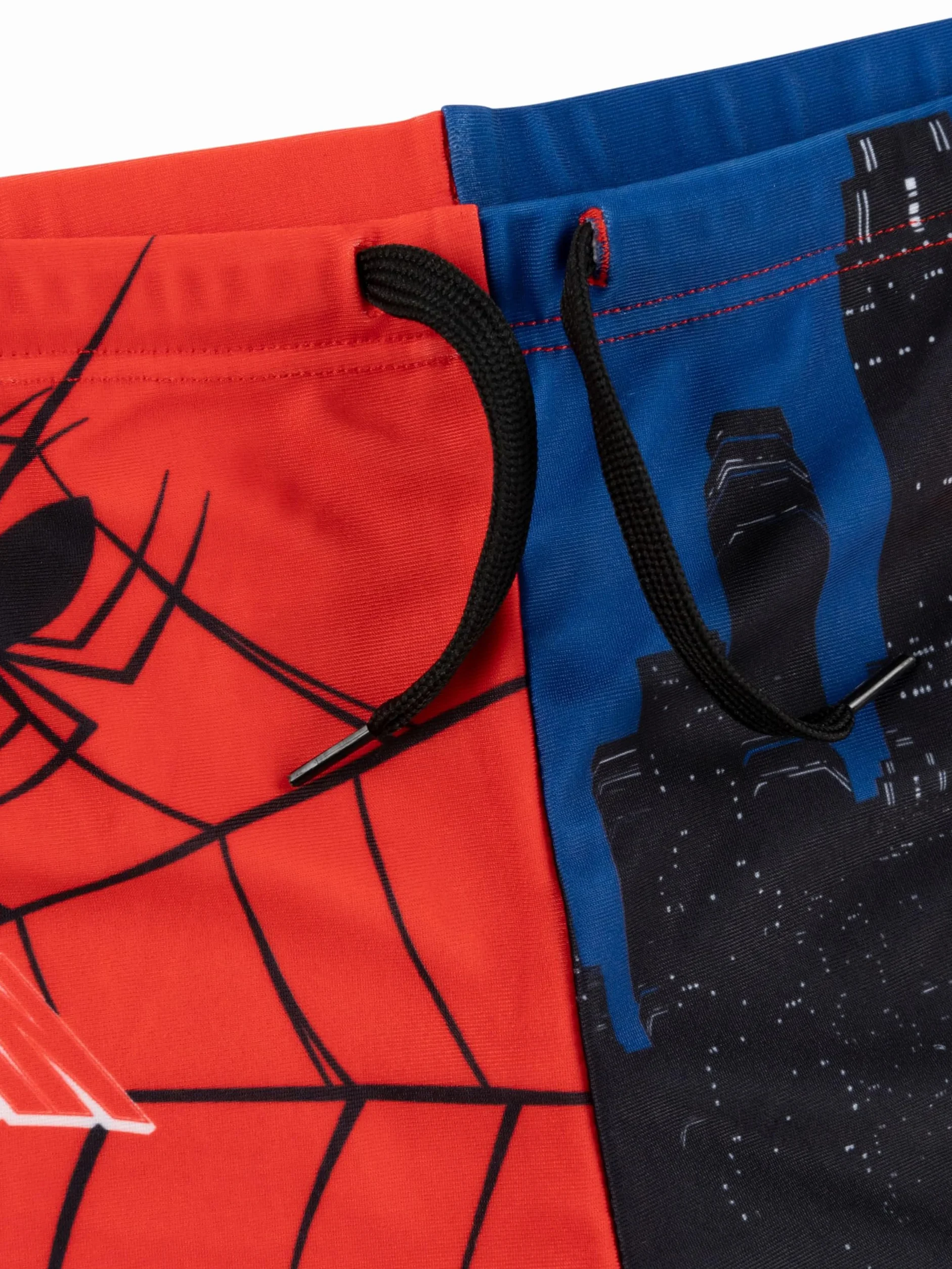 United Labels Marvel Spiderman dwuczęściowy kostium kąpielowy z ochroną UV 30, dla chłopców, czerwono-niebieski, moda kąpielowa dla dzieci, z koszulką i kąpielówkami, strój kąpielowy