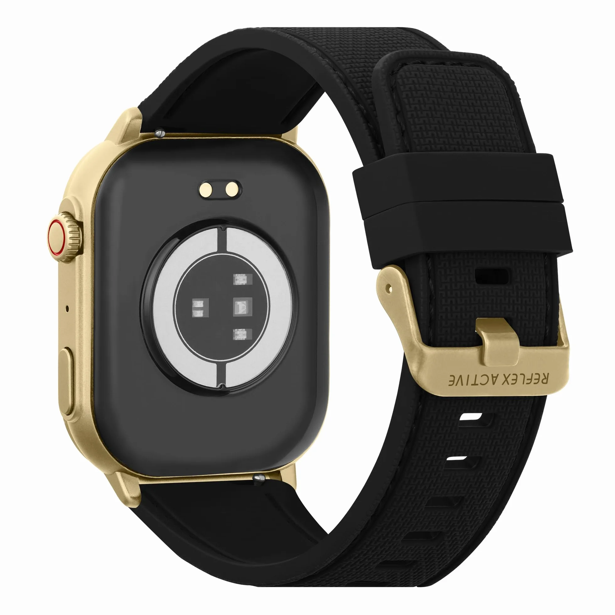 Reflex Active Inteligentny zegarek Amoled serii 29 z ekranem dotykowym 2,04'', pulsometrem, tlenem we krwi, wodoszczelnością IP68, śledzeniem aktywności, czarnym paskiem do iOS + Android