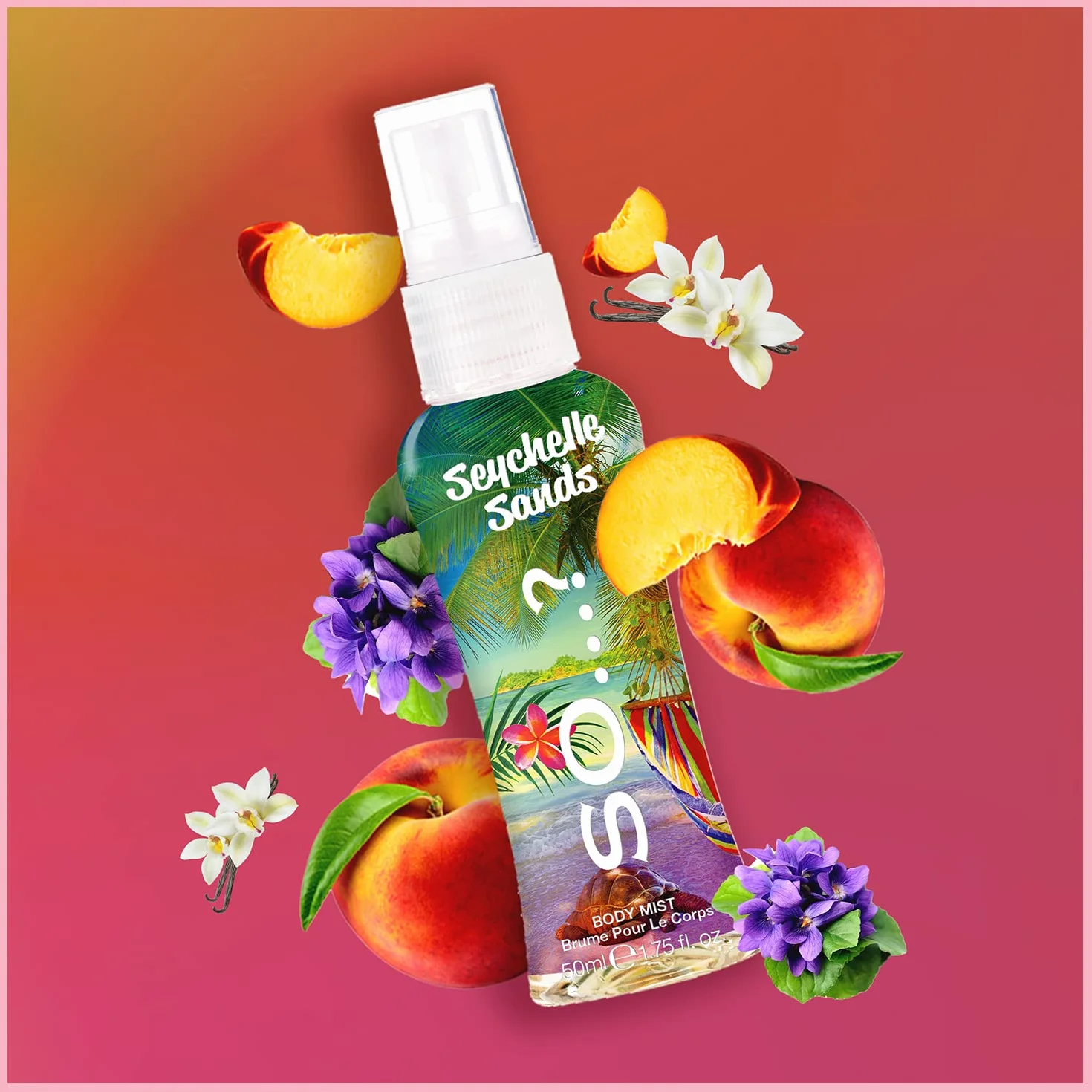 So…? Escapes Grande zestaw prezentowy dla kobiet, spray do ciała (6 x 50 ml)
