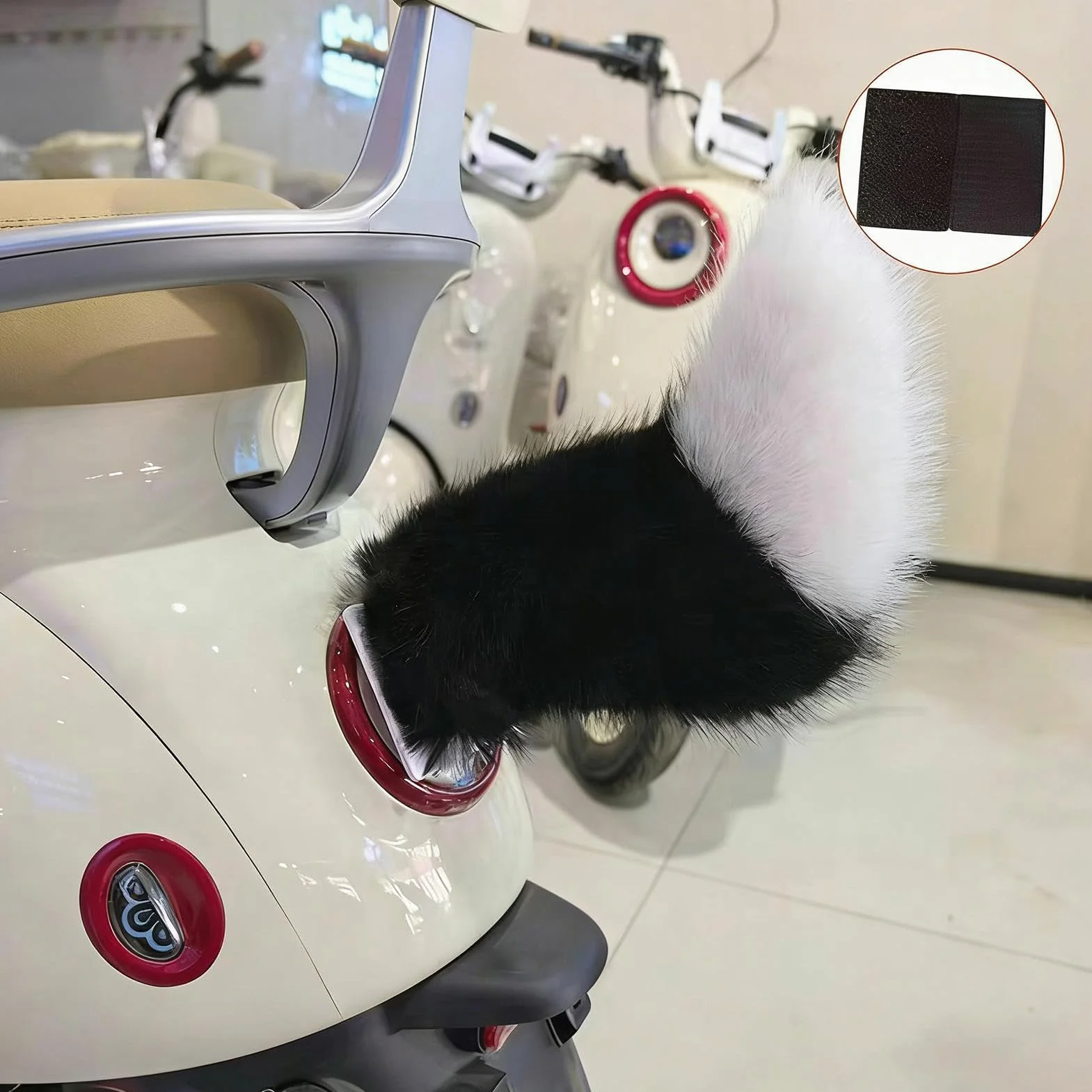 Moving Tail Cosplay – dekoracja zewnętrzna pojazdu – gadżet dowcipny na motocykl, dla motocyklistów, modyfikatorów, występów scenicznych, wydarzeń tematycznych, maskarady, przedstawień