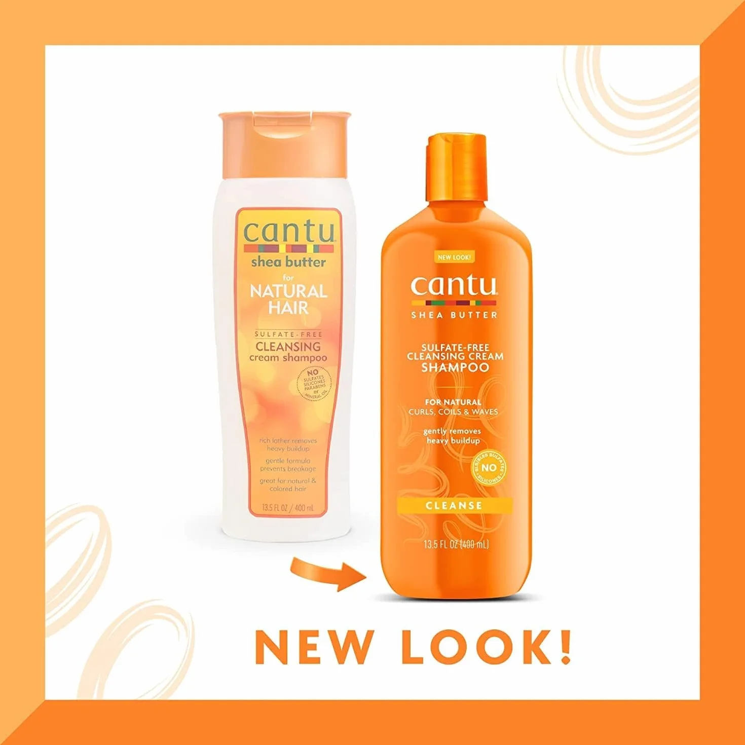 Cantu Shea Butter do włosów naturalnych Szampon i odżywka SULFATE FREE by Cantu