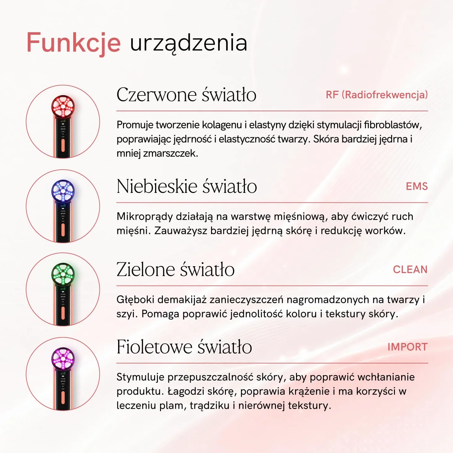 MASDERM | Urządzenie o częstotliwości radiowej twarz 5 w 1 | Elektryczny masażer | Czyszczenie | Profesjonalna maszyna Hifu do twarzy i ciała | Galwanika ujędrniająca