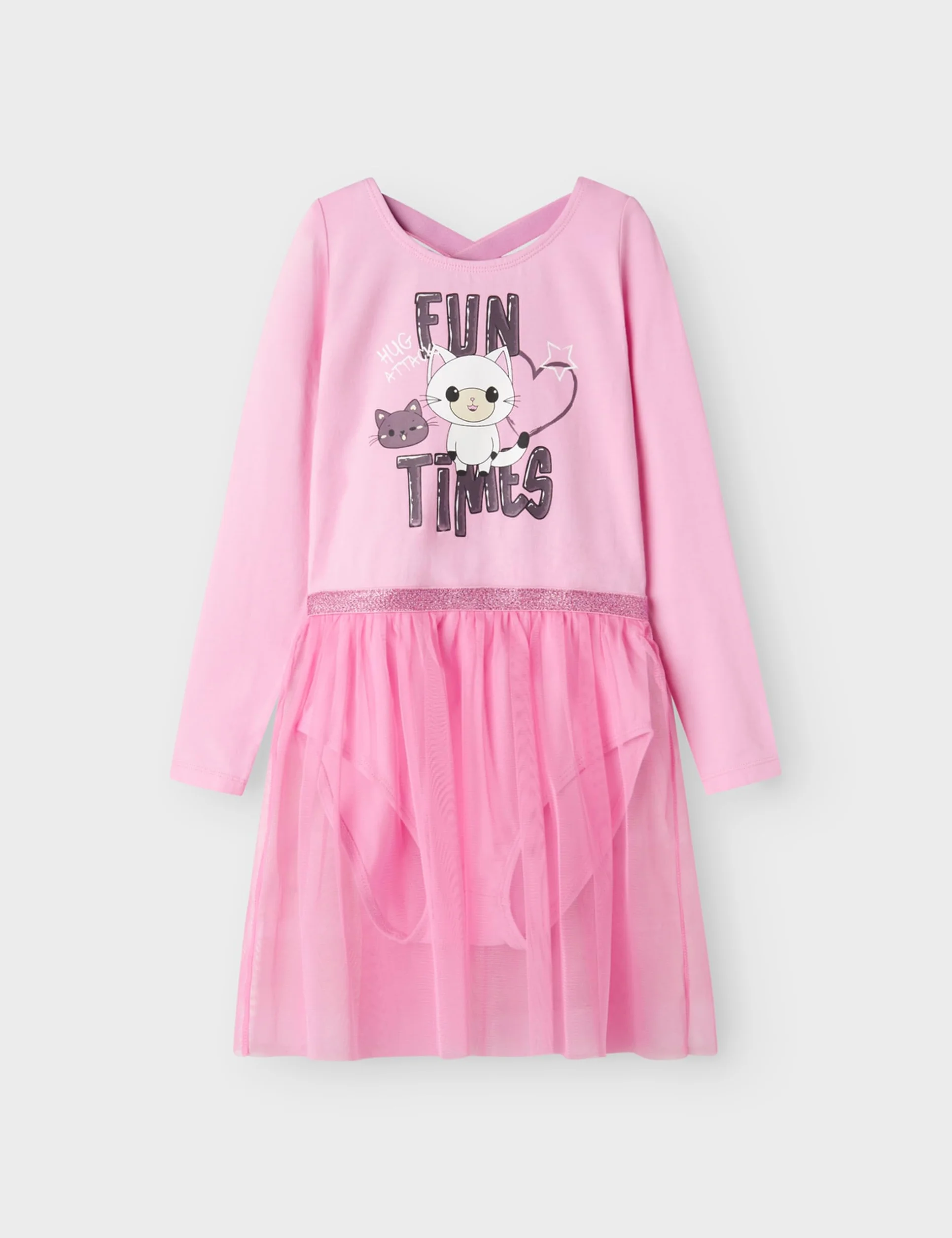 NAME IT Dziewczęce Nmfjustine Gabby Gymsuit Bfu Body, Pastel Lavender, 98