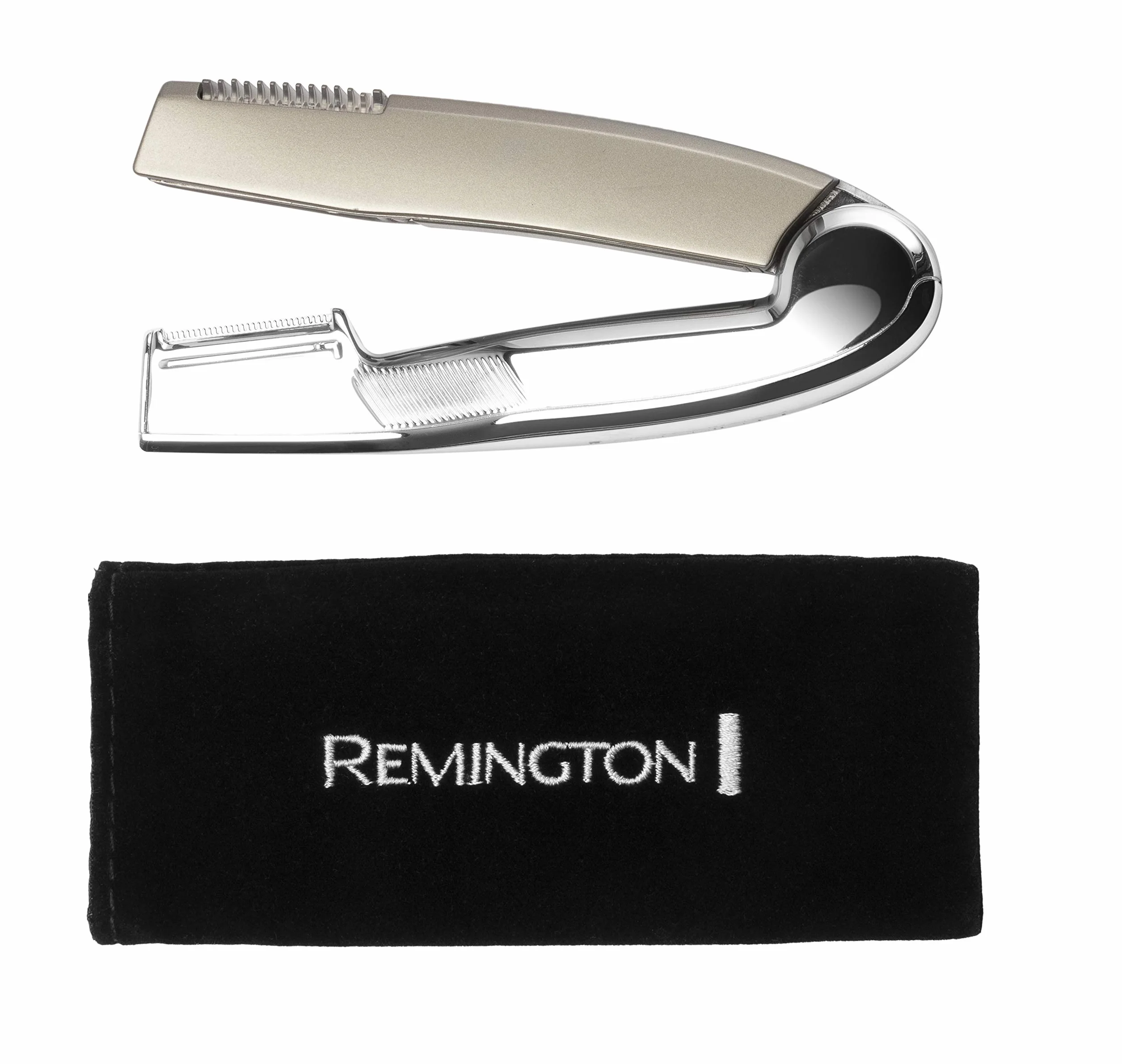 Remington Heritage MPT1000 elektryczna brzytwa do brody, precyzyjne ostrze, kompaktowa, na baterie, srebrny