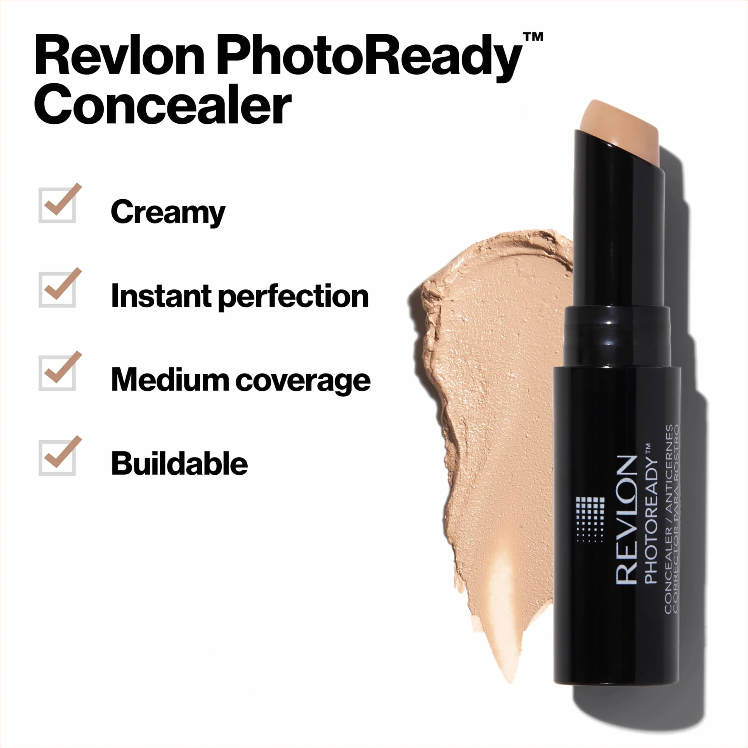 Revlon PhotoReady Light/Medium 3 korektor, 1 opakowanie (1 x 3,2 g)