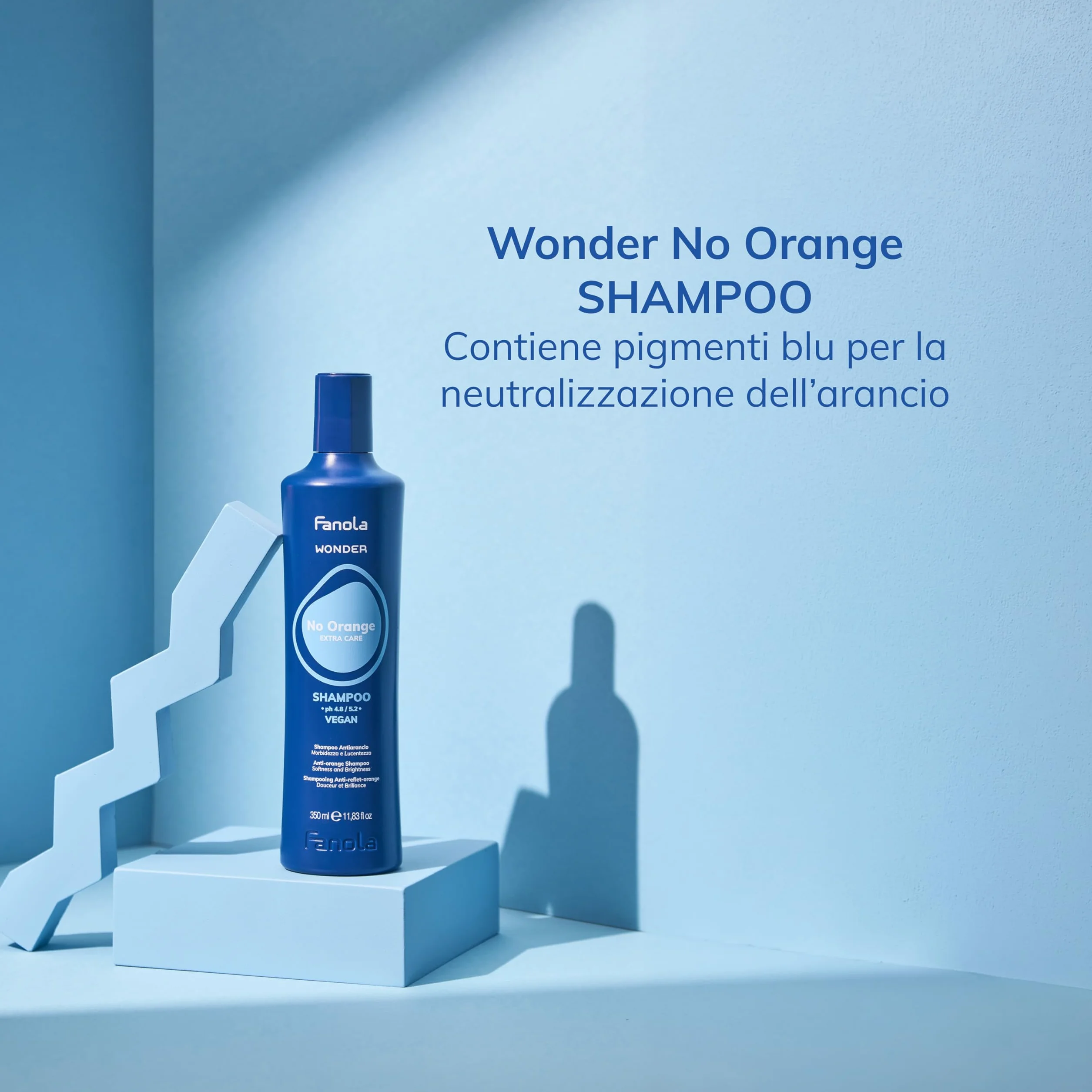 FANOLA WONDER VEGAN NO ORANGE Szampon do włosów neutralizujący 350ml