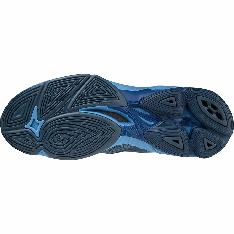 Mizuno Unisex Wave Lightning Z7 Mid buty do piłki ręcznej, Darkdenim White Bluejasper, 44,5 EU, darkdenim white bluejasper, 44.5 EU
