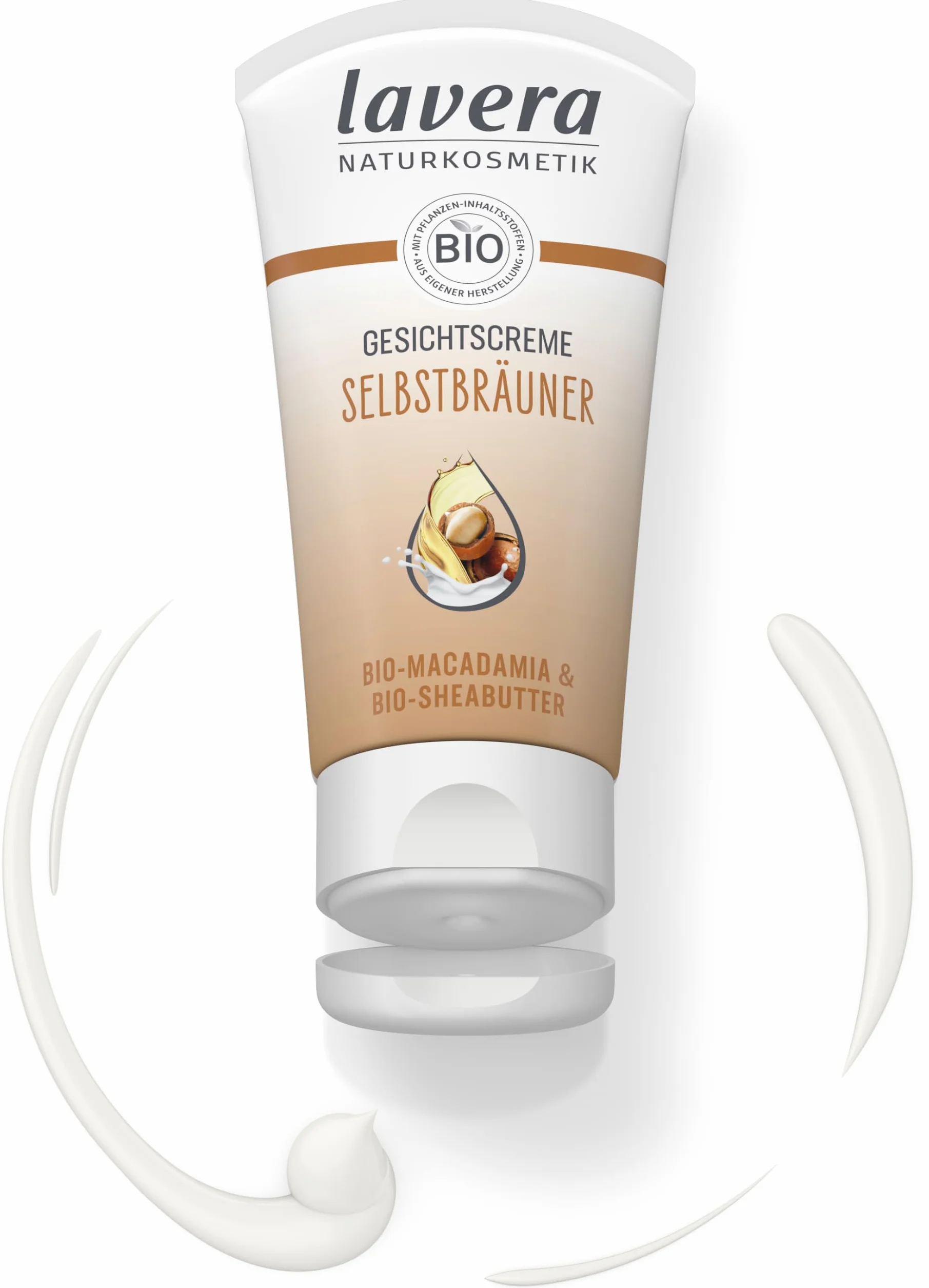 lavera Krem samoopalający do twarzy – samoopalacz – naturalna opalenizna – nawilżający – wegański – naturalny kosmetyk – 50 ml