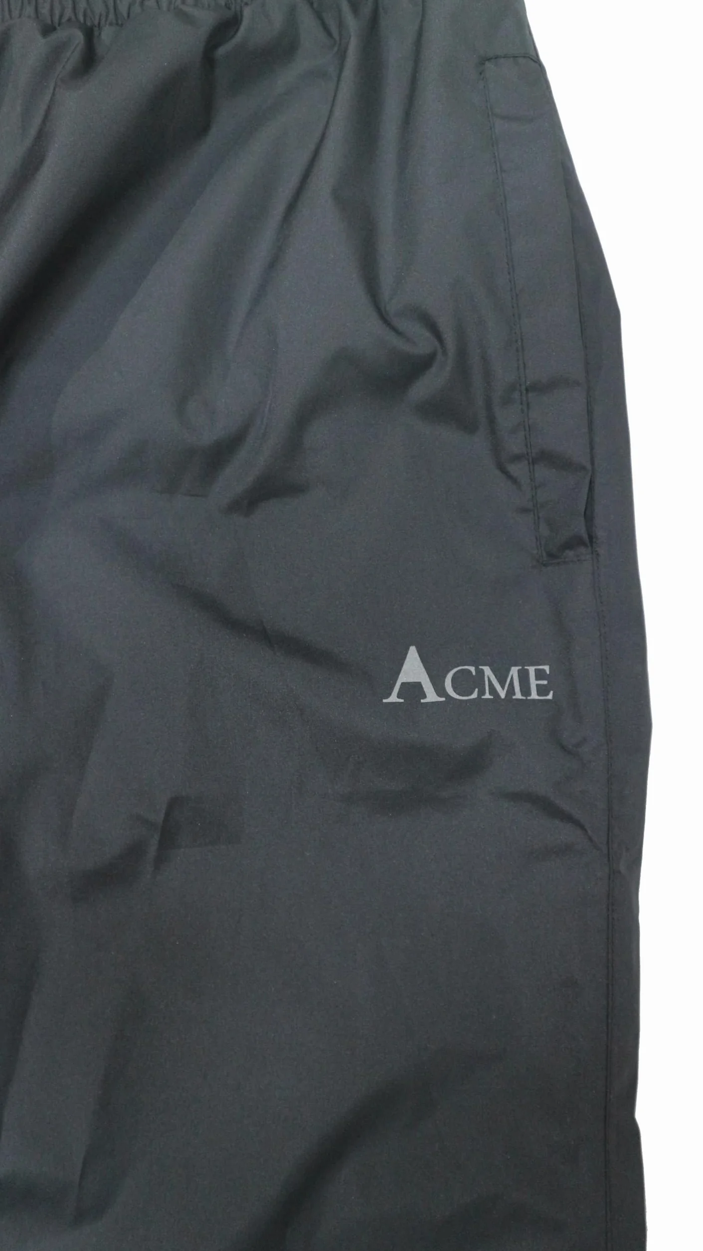 Acme Projects Wodoodporne spodnie, 100% wodoodporne, oddychające, klejony szew, 10000 mm/3000 g