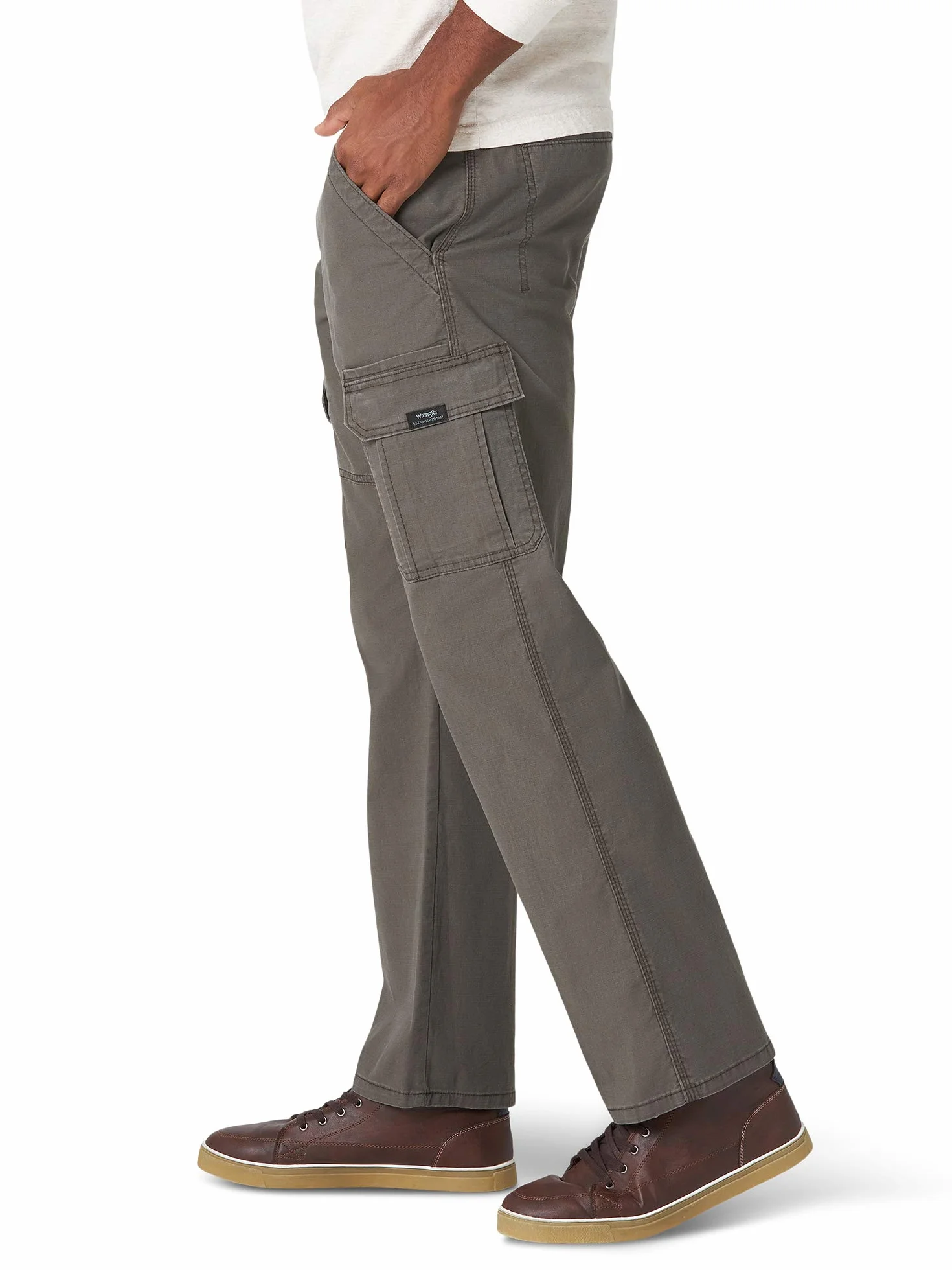 Wrangler Authentics Relaxed Fit Stretch Cargo Pant - Nieformalne spodnie Mężczyźni
