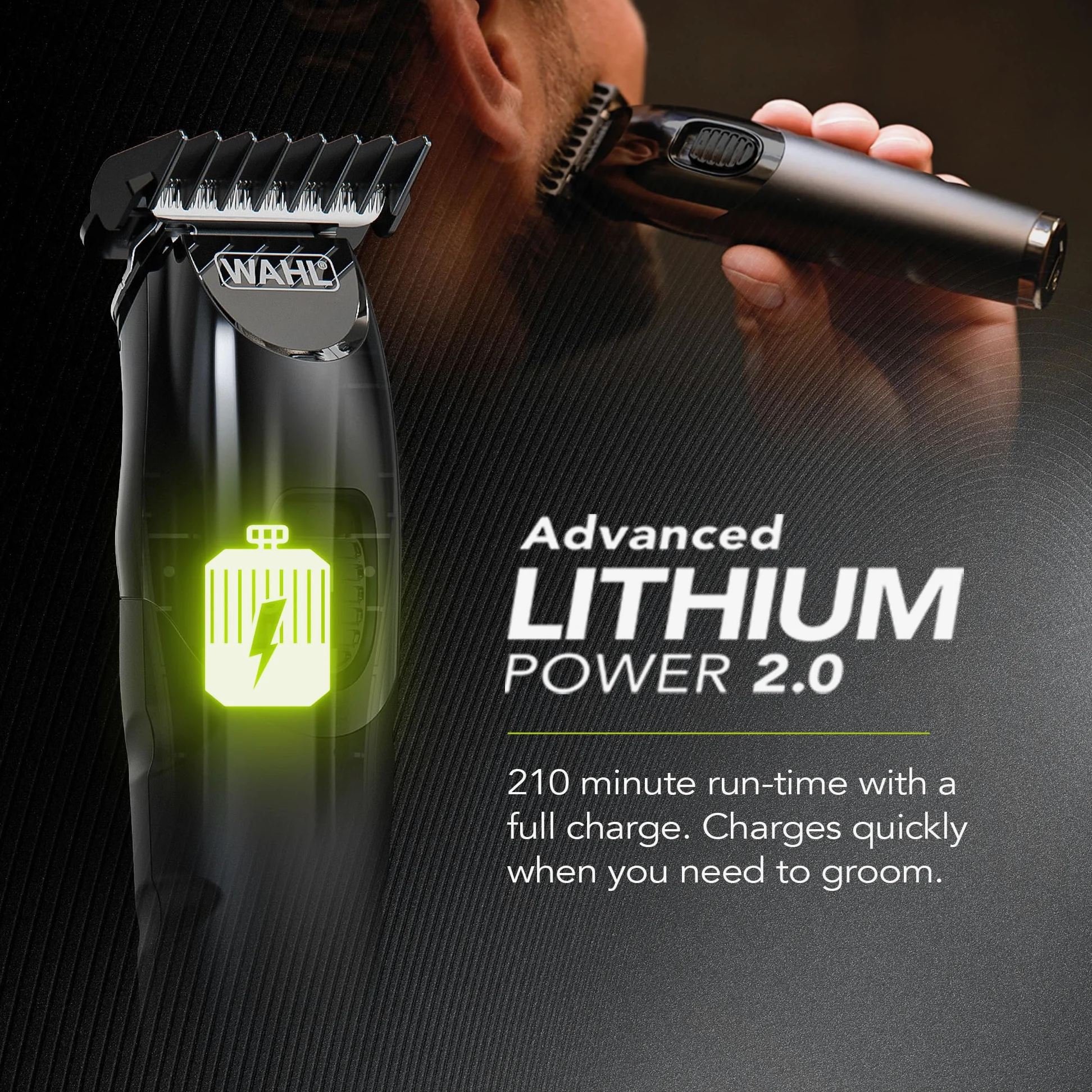 WAHL All in One Trimmer, Pielęgnacja Włosów, Brody, Uszu, Nosa i Ciała, Mocny Akumulator Litowy, 0,5-25 mm, 210 minut