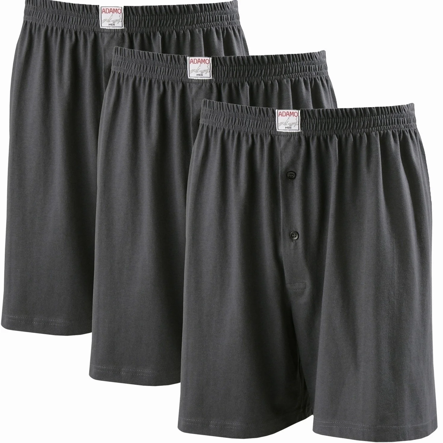 ADAMO James Bokserki, 3 pary, rozmiar XXL, 8 do 8XL-20, czarne