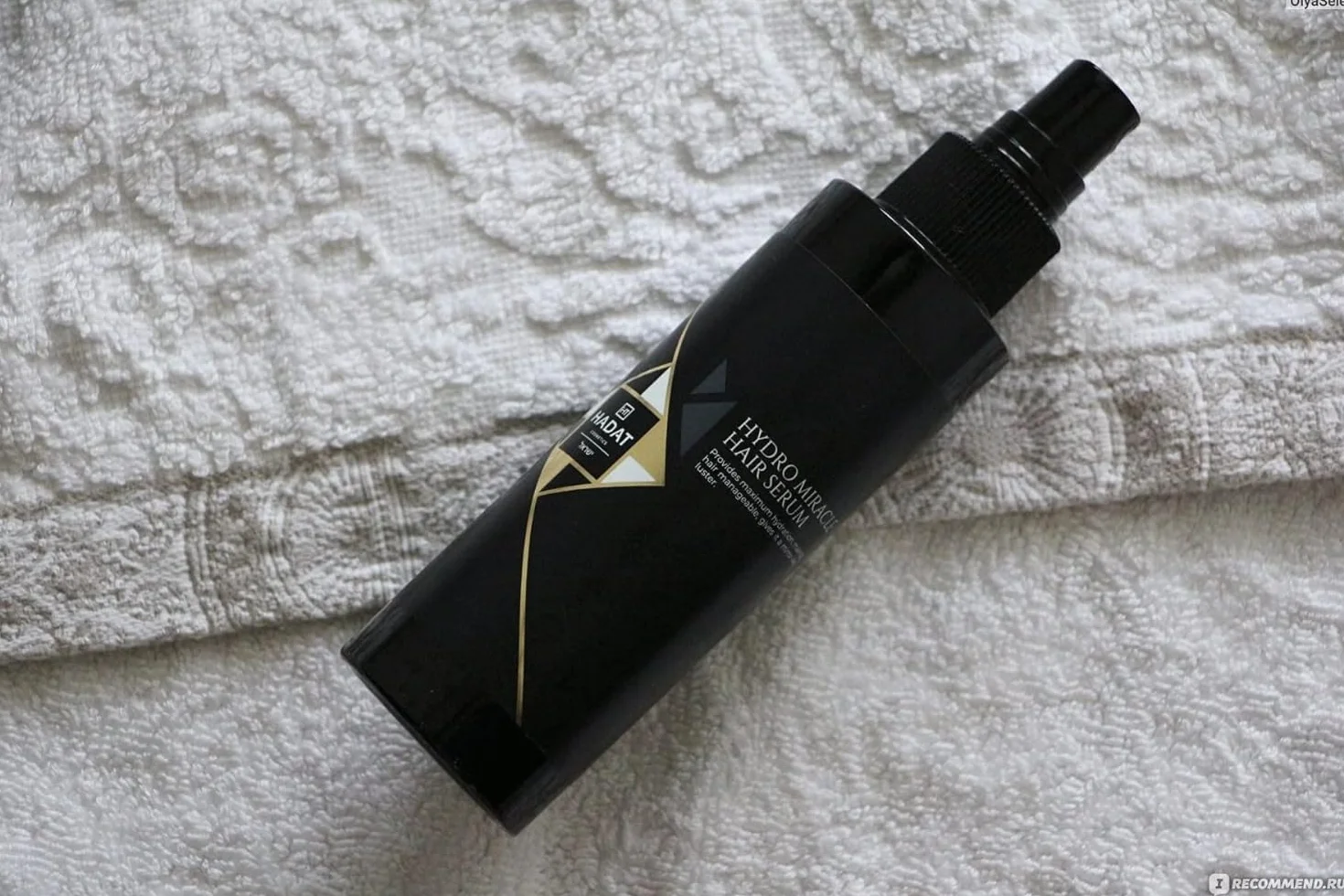 Hadat Cosmetics Hydro Miracle Hair Serum, nawilżające, odżywiające, chroniące włosy i nadające im promienny połysk, idealny dla suchych i zniszczonych włosów