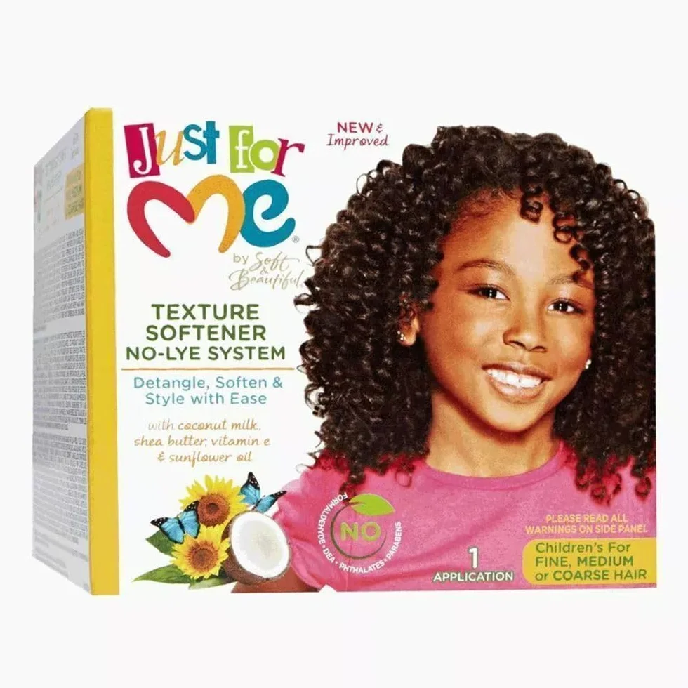 Soft & Beautiful JUST for ME! LOOK NEW No Lye Texture Softener System TEXTURIZER