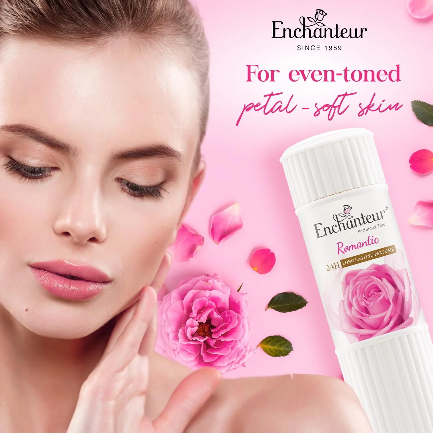 Enchanteur Romantyczny talk perfumowany, 250 g