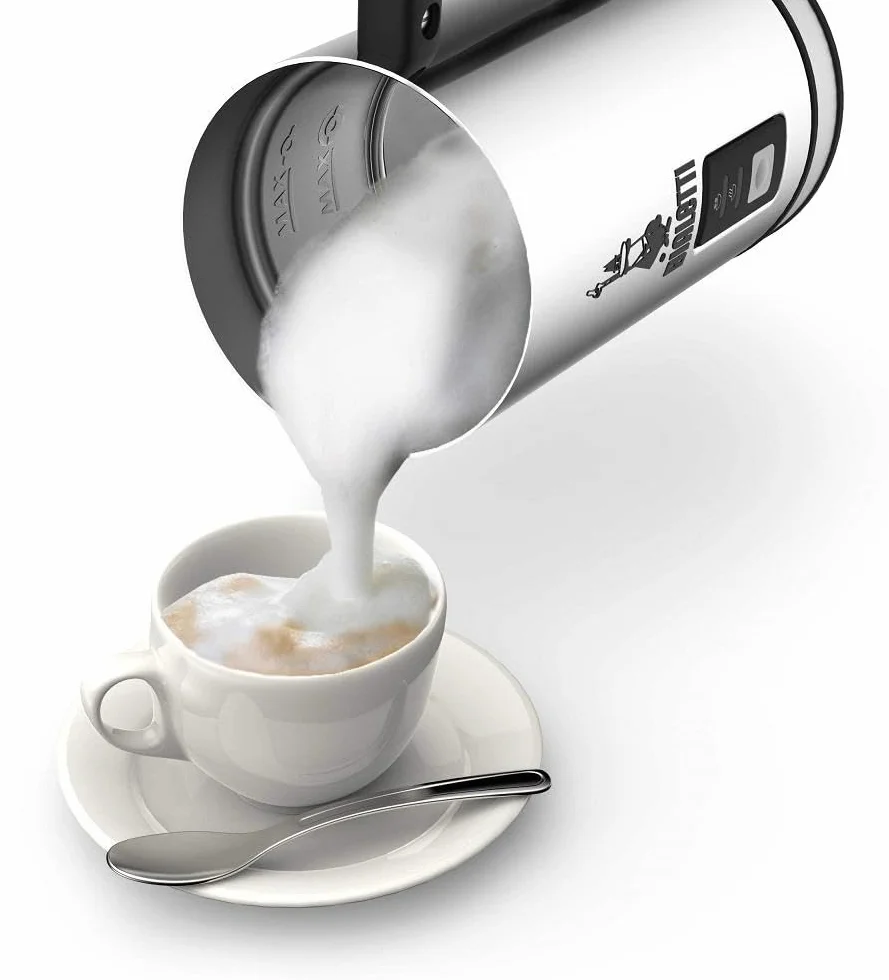 Bialetti Spieniacz do Mleka, Srebrny/Czarny, 1 L