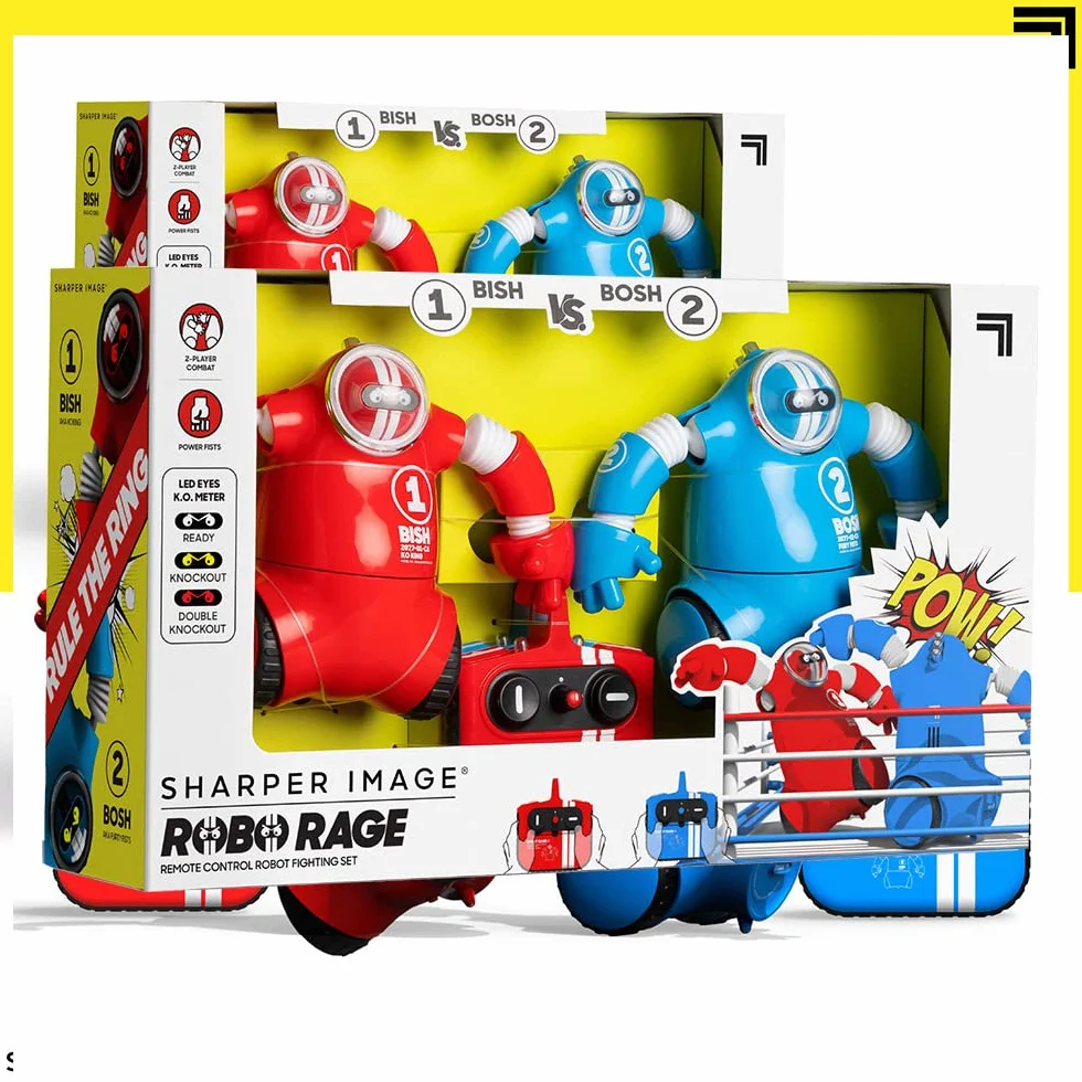 Sharper Image 1212006111 - RC Robo Rage - Zestaw zdalnie sterowanych robotów bojowych - dla dzieci w wieku od 6 lat