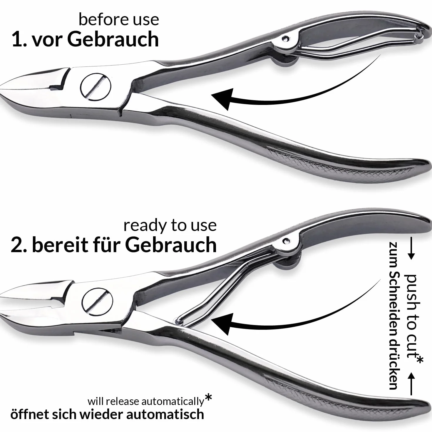 Solingen Zestaw do manicure dla kobiet i mężczyzn, 7-częściowy zestaw do pedicure, wyprodukowany w Niemczech, z cążkami do paznokci, eleganckie i poręczne, modne skórzane etui, idealny na prezent, do