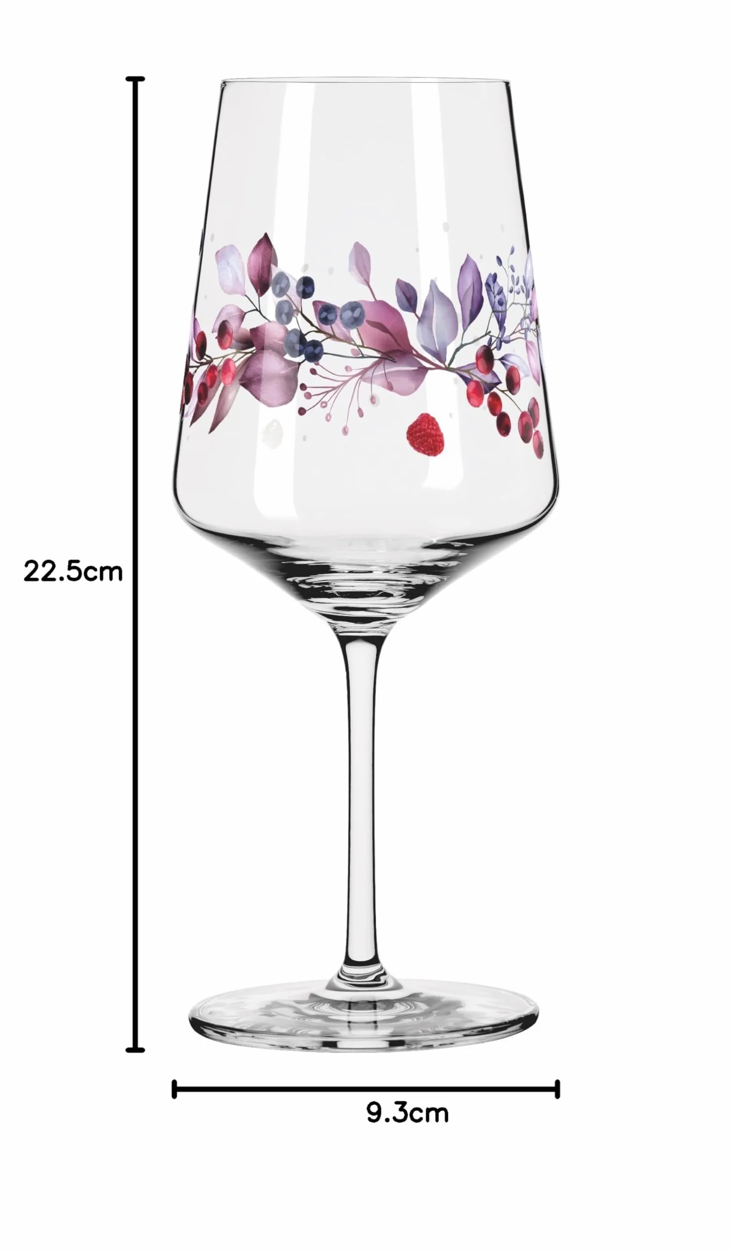RITZENHOFF 6011002 Zestaw 2 słoików na aperitif Sprizz 500 ml - Seria Sonet letni - owoce i gałązki kolorowe - Made in Germany