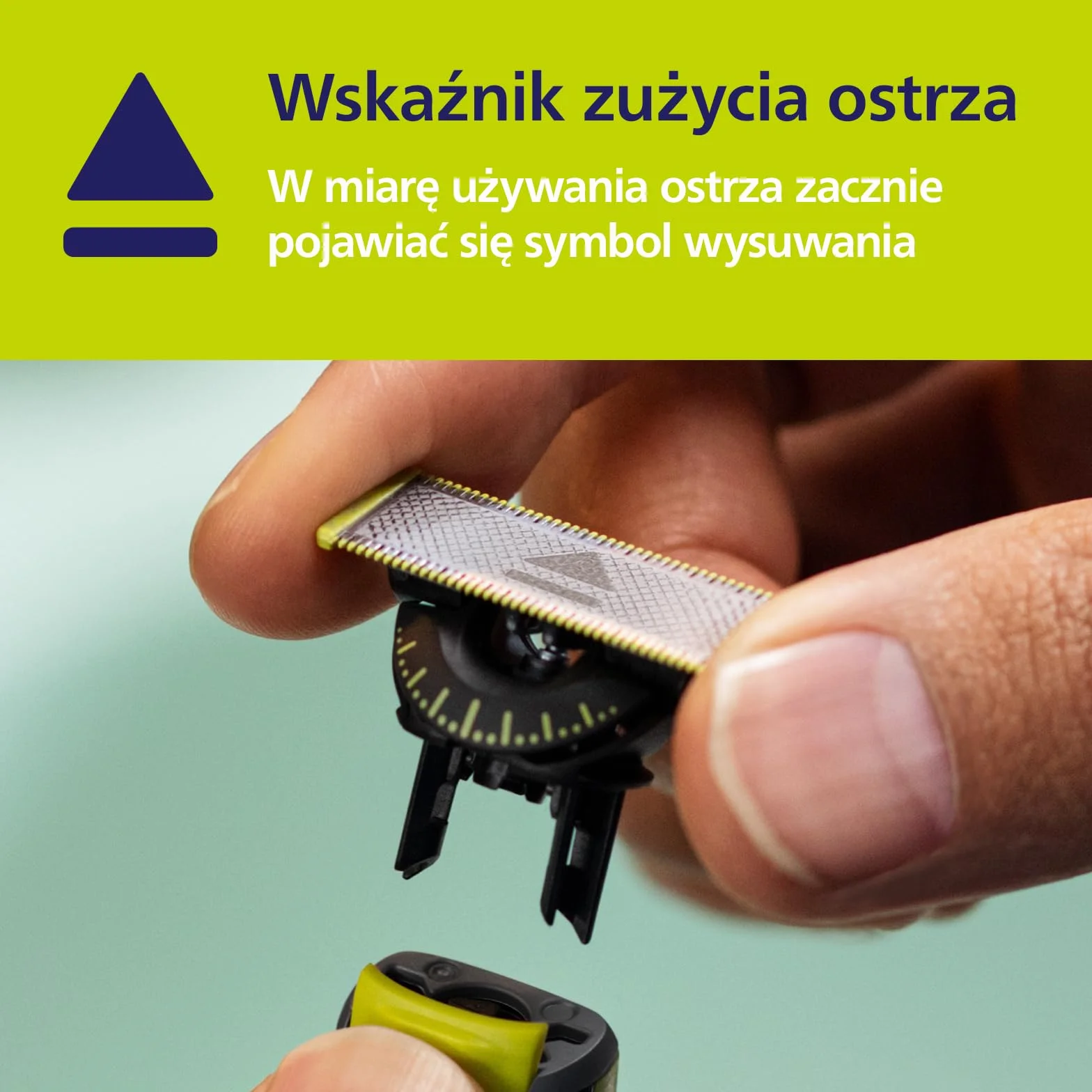 Philips Oryginalne ostrza wymienne OneBlade 360 do golarki hybrydowej, 4 sztuki, QP440/50