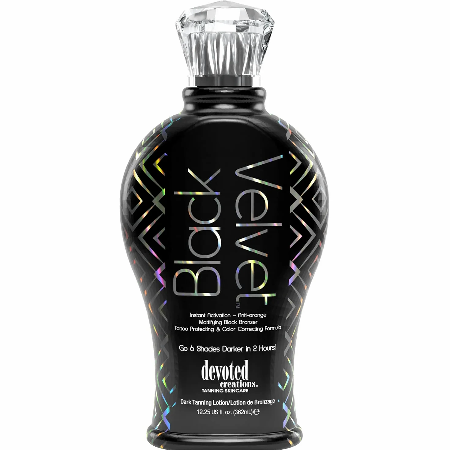 Devoted Creations Black Velvet Anti-Orange Matujący Czarny Bronzer Balsam do opalania 350 ml