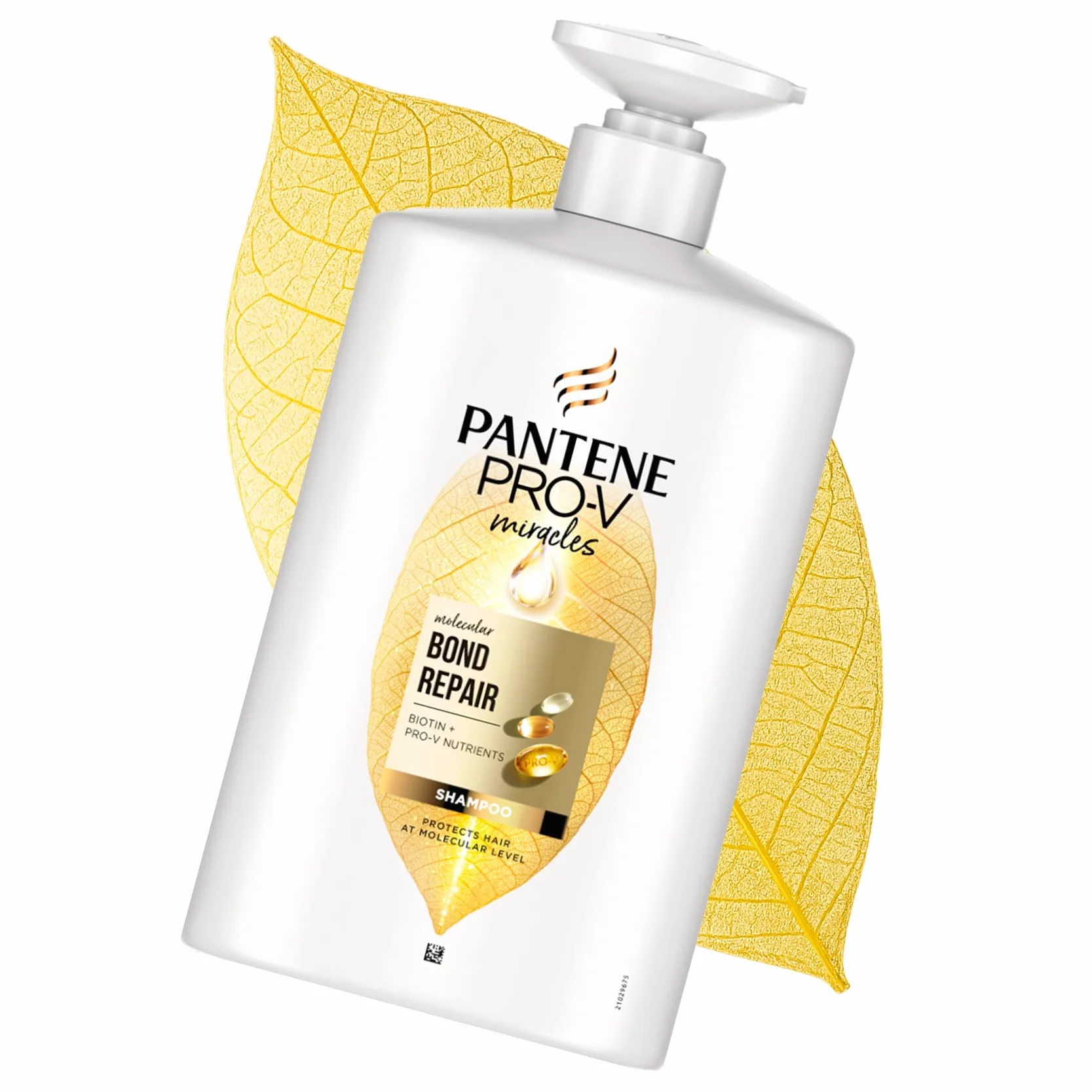 Pantene Molecular Bond Repair szampon z biotyną, butelka z dozownikiem 1000 ml. Koncentrat Pro-V do włosów suchych i zniszczonych