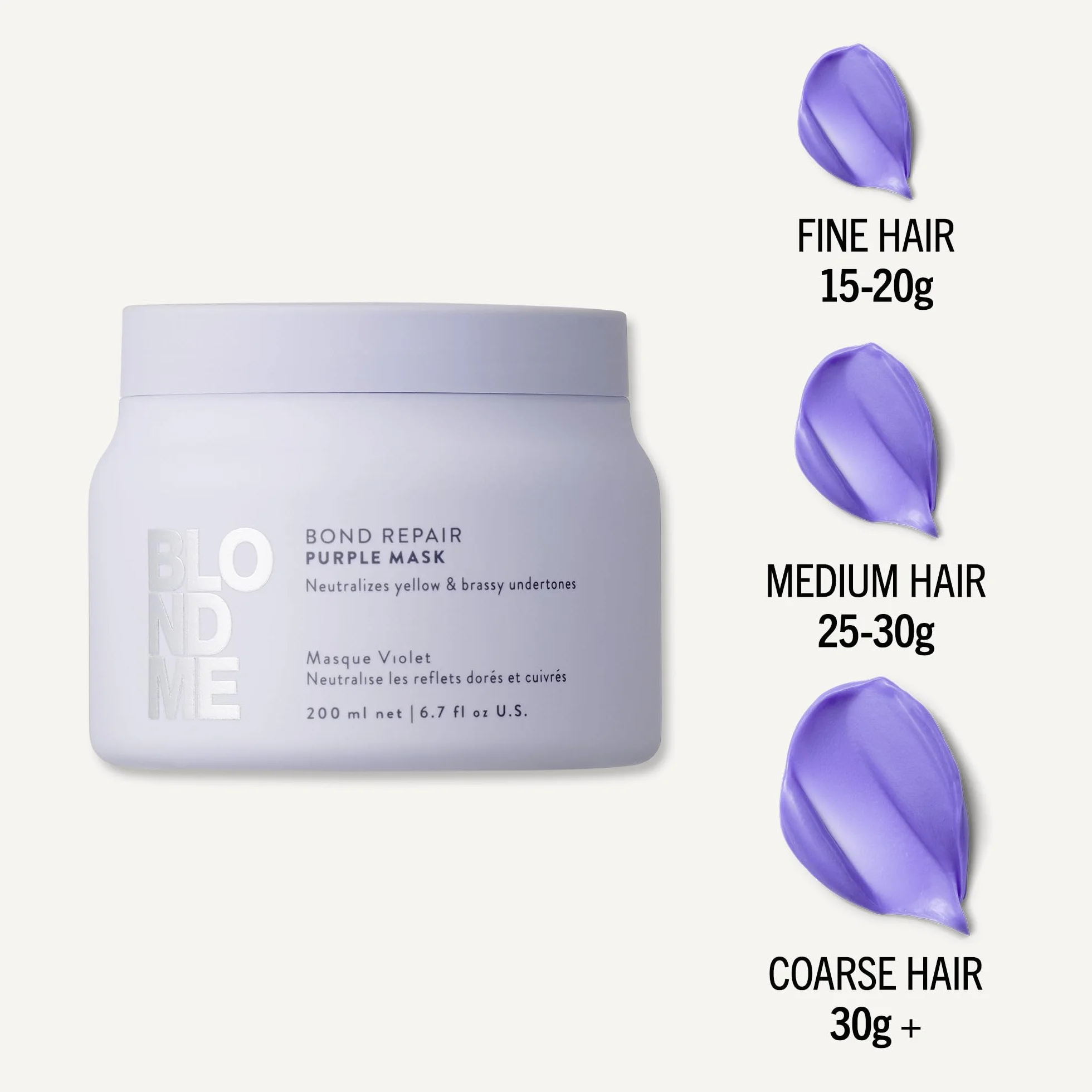 Schwarzkopf Professional BlondMe Bond Repair Purple Mask
