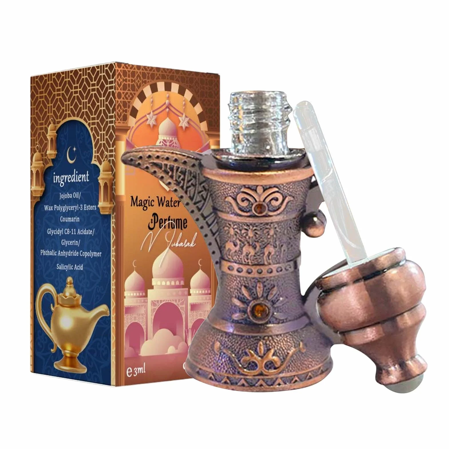 Luksusowe arabskie perfumy, egzotyczne bliskowschodnie perfumy damskie, ręcznie robione olejki perfumowe o długotrwałym zapachu, perfumy Her Eau De, orientalne piżmowe drzewo sandałowe, dla mężczyzn i