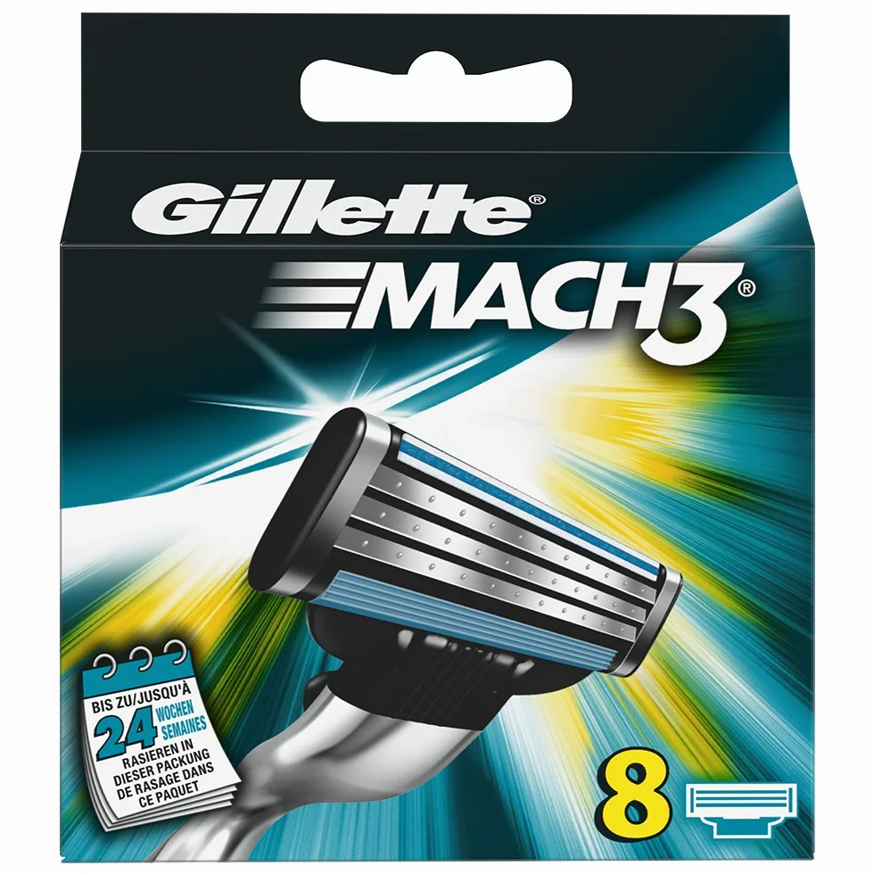 Gillette Mach 3 Ostrza, 8 sztuk