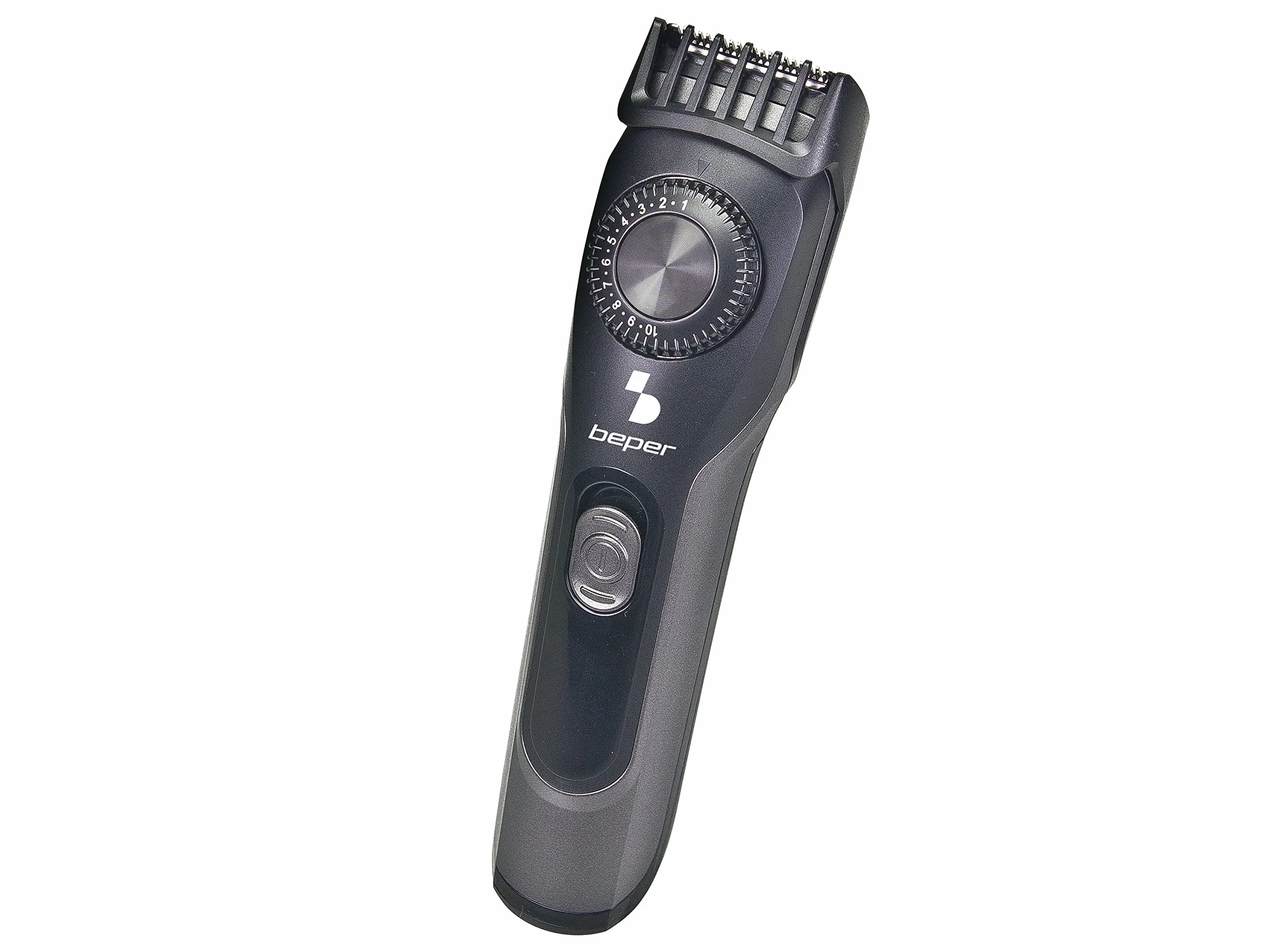 Beper 40.332 Akumulatorowy trymer do brody ze stali nierdzewnej, ładowanie USB