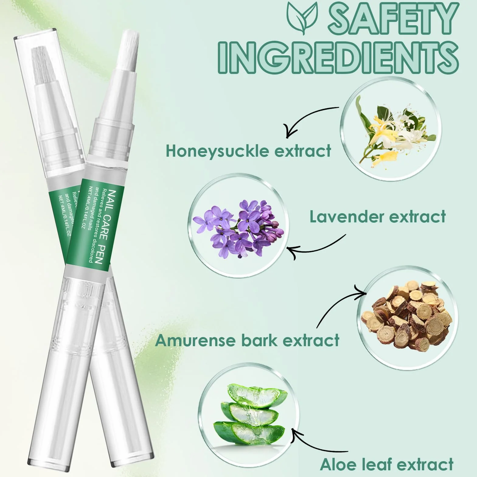 3 Kawałki Długopis do pielęgnacji paznokci,Nail Repair Solution,Pielęgnacja paznokci u nóg,Pielęgnacja palców i pedicure