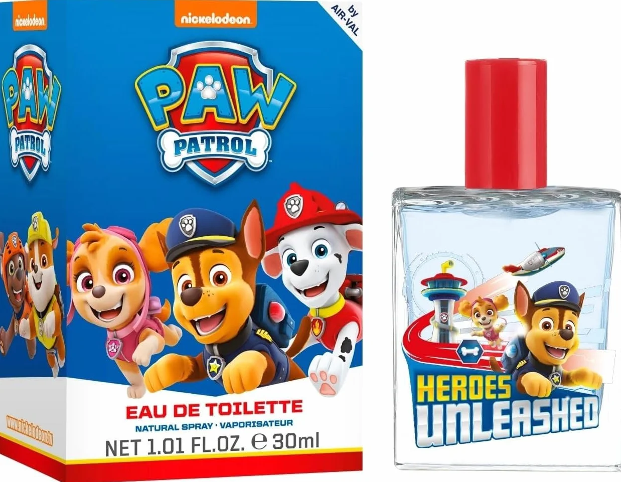 Paw Patrol Zestaw wody toaletowej dla dzieci 30 ml