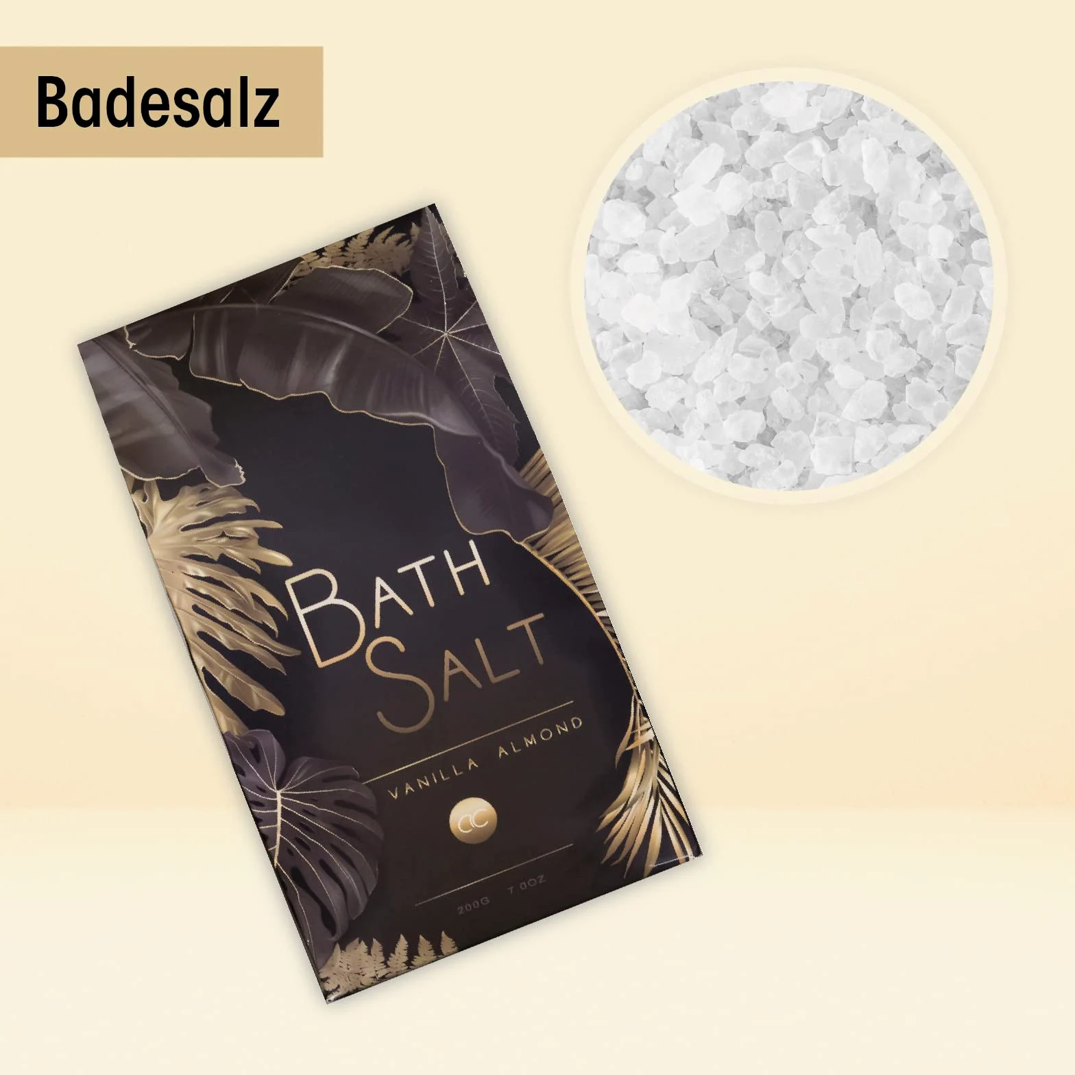 accentra Luxury Bath Set Gift Set w pięknych złotych brokatowych pompkach, 9-częściowy luksusowy zestaw pielęgnacyjny zestaw pod prysznic - dla relaksującego doświadczenia SPA