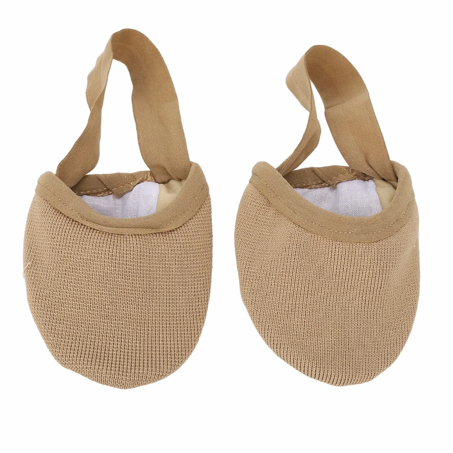 Buty do tańca z półpodeszwą do tańca jogi, oddychające, rozciągliwe, antypoślizgowe, półpodeszwa, baletki (kolor: skóry)