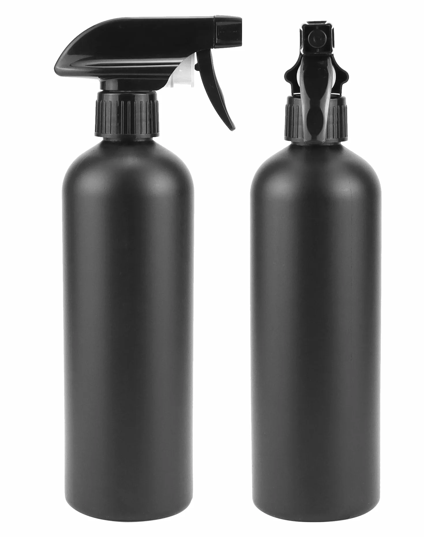 QWORK® 4 sztuki butelka ze sprayem 500ml, czarna, do pielęgnacji włosów, pielęgnacji i czyszczenia roślin kwiatowych