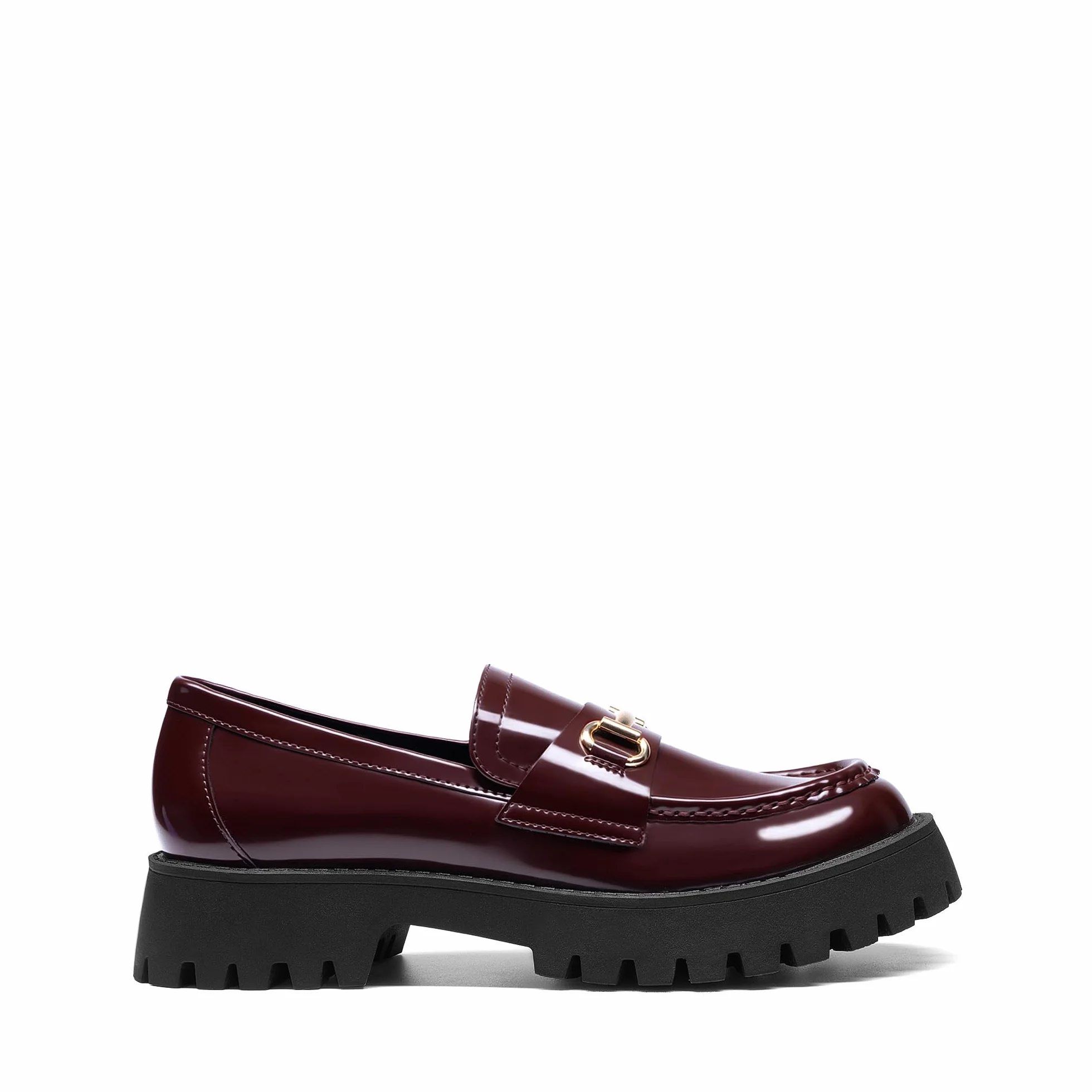 DREAM PAIRS Mokasyny dla kobiet Platforma Grube Penny Loafer Slip On Casual Eleganckie buty biznesowe z podparciem łuku