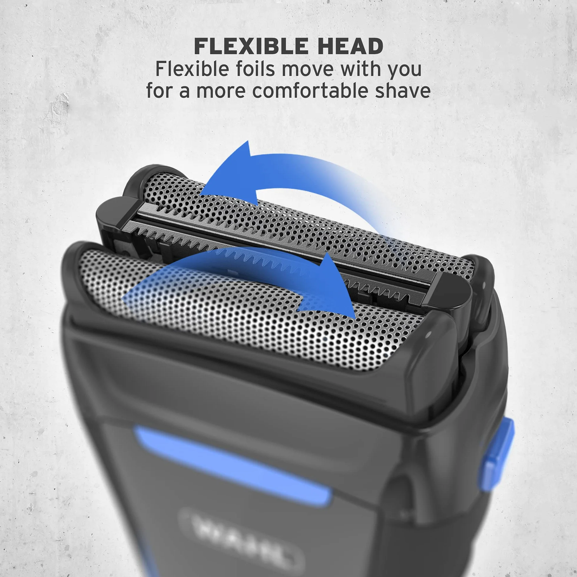 Wahl Clean and Close golarka męska elektryczna do brody twarzy Flex folia wodoodporna LED