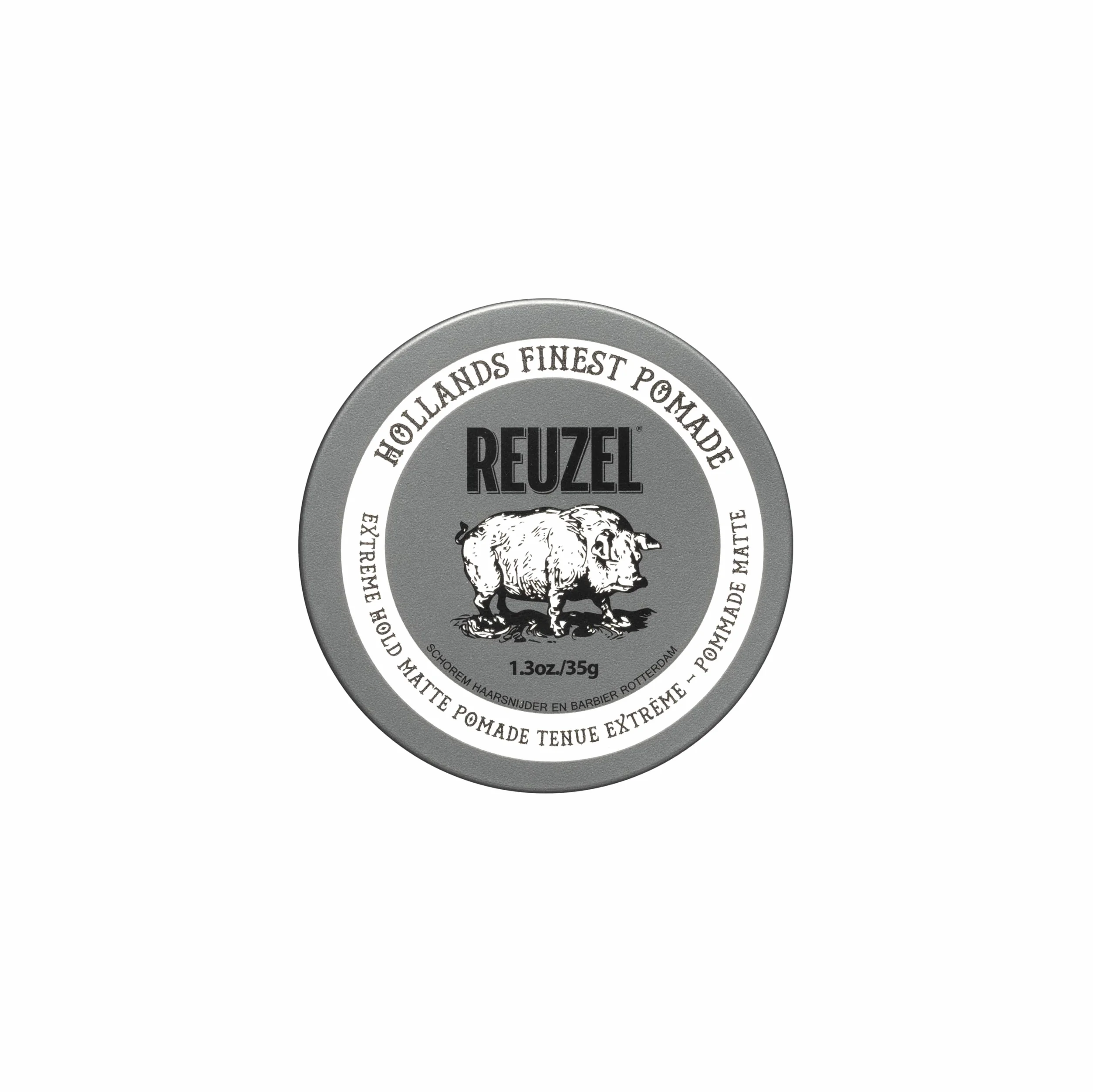 Reuzel Extreme Hold Matte Pomade, Mocno utrwalająca matowa pomada dla mężczyzn Pomada o niskim połysku 1,3 uncji/35 g