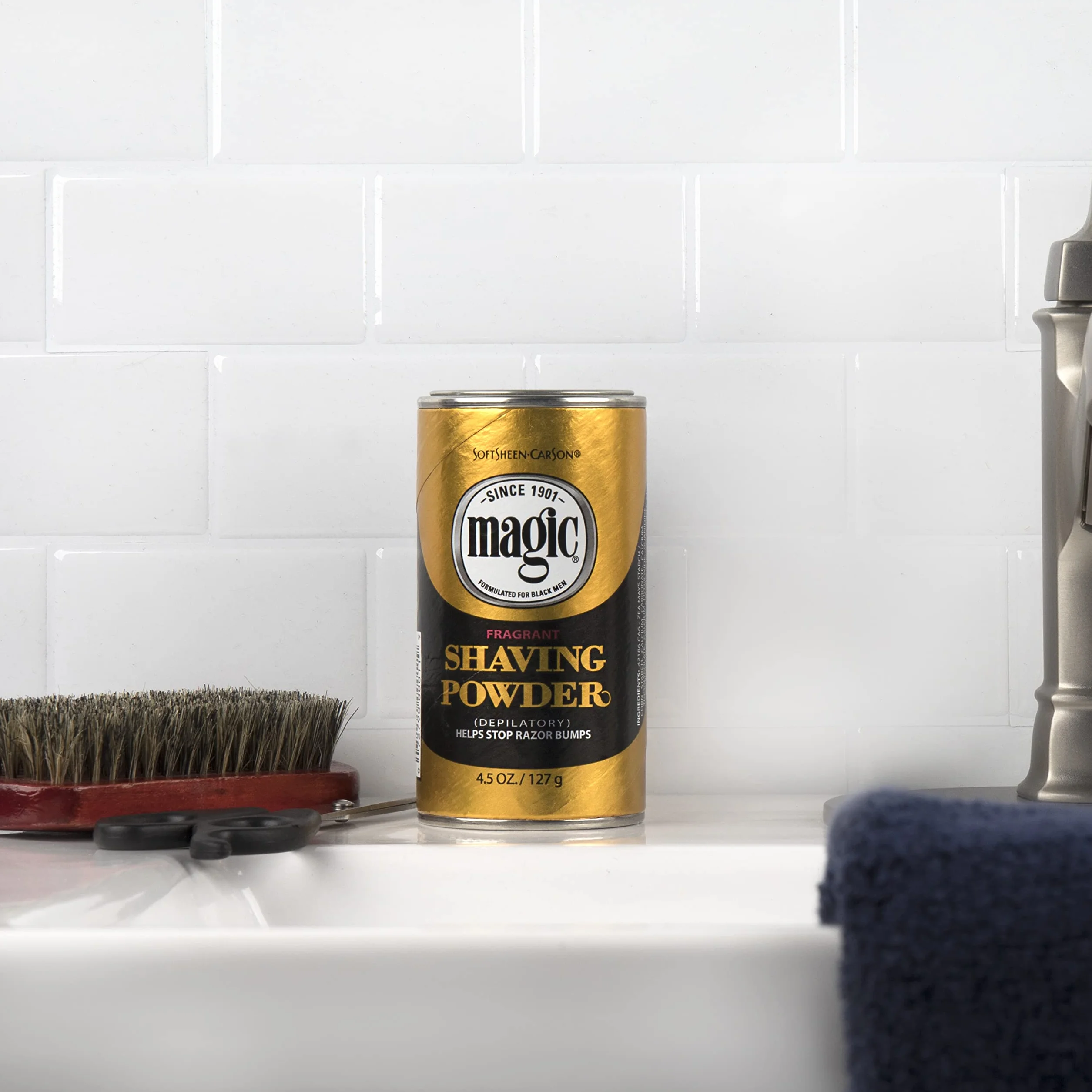 Magic Gold-Shaving Powder puder do golenia 133 ml 6 szt.