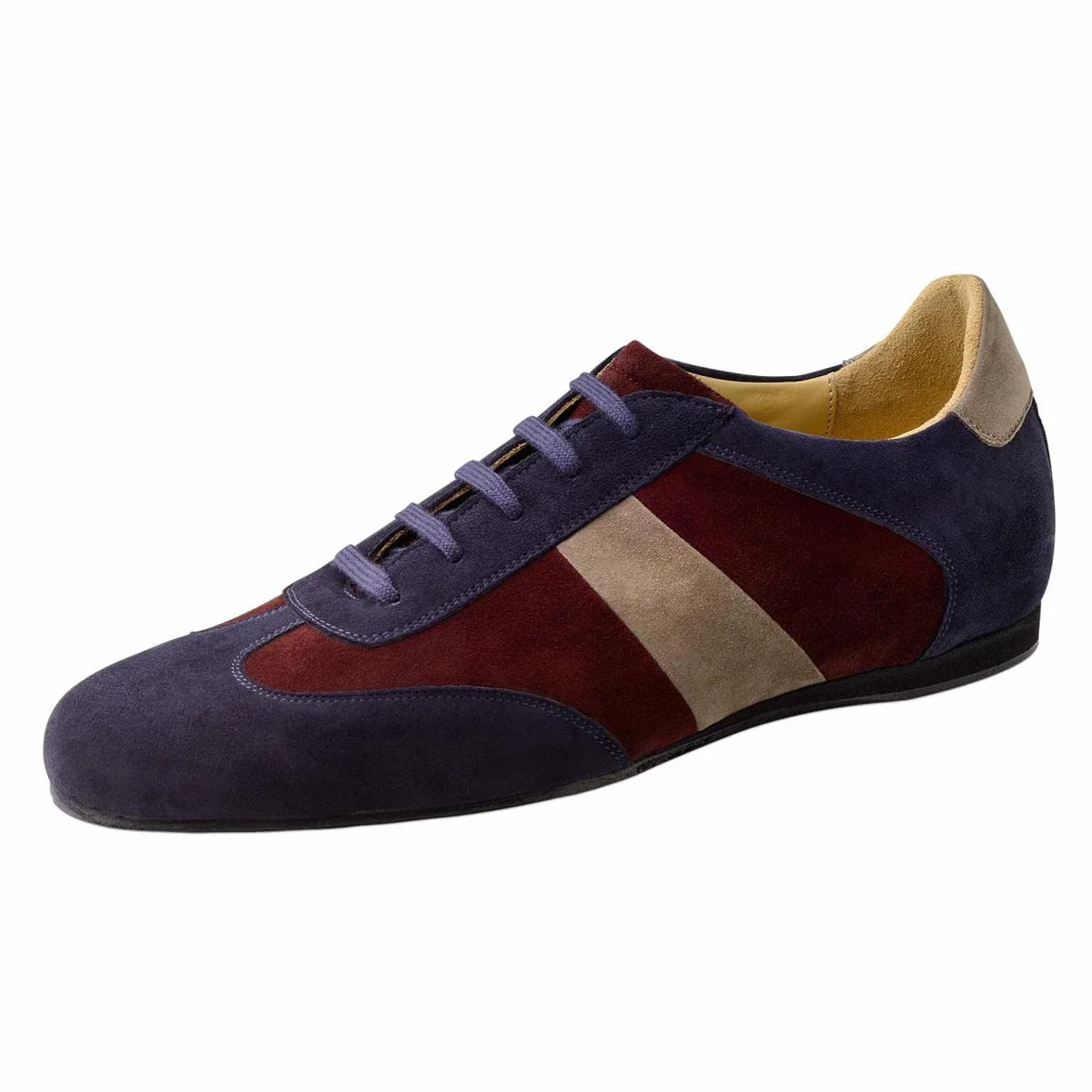 Werner Kern Męskie buty tanzsneaker/do tańca 28061, Niebieski/beżowy/czerwony, 41 EU