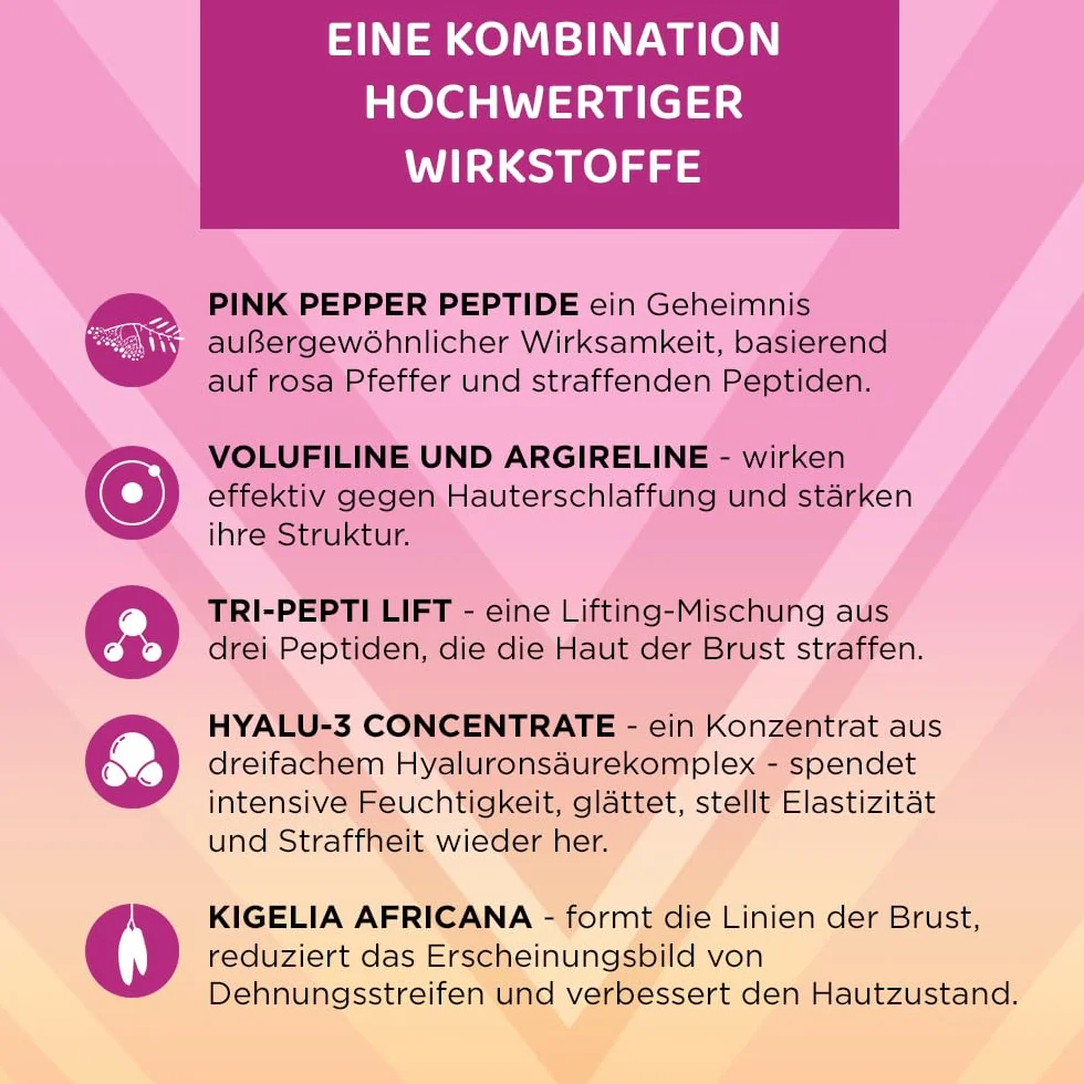 Eveline Cosmetics Slim Extreme 4D ujędrniające i wypełniające ampułki do serum na piersi (serum ujędrniające i wzmacniające piersi)