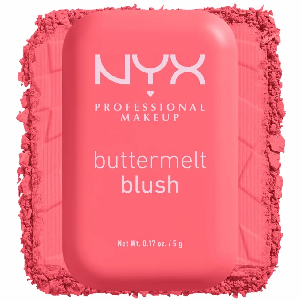 NYX Professional Makeup Buttermelt Blush, puder do rumienia, czas trwania do 12 godzin, bez plam, nie przenosi, odcień: 04 U Know Butta