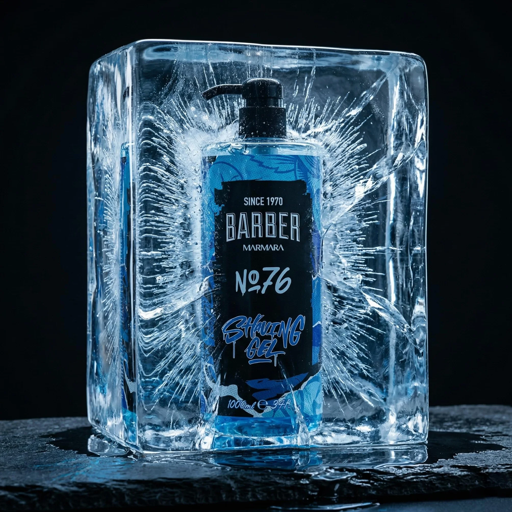 BARBER MARMARA Żel do golenia przezroczysty 1000 ml – precyzyjne golenie konturów brody