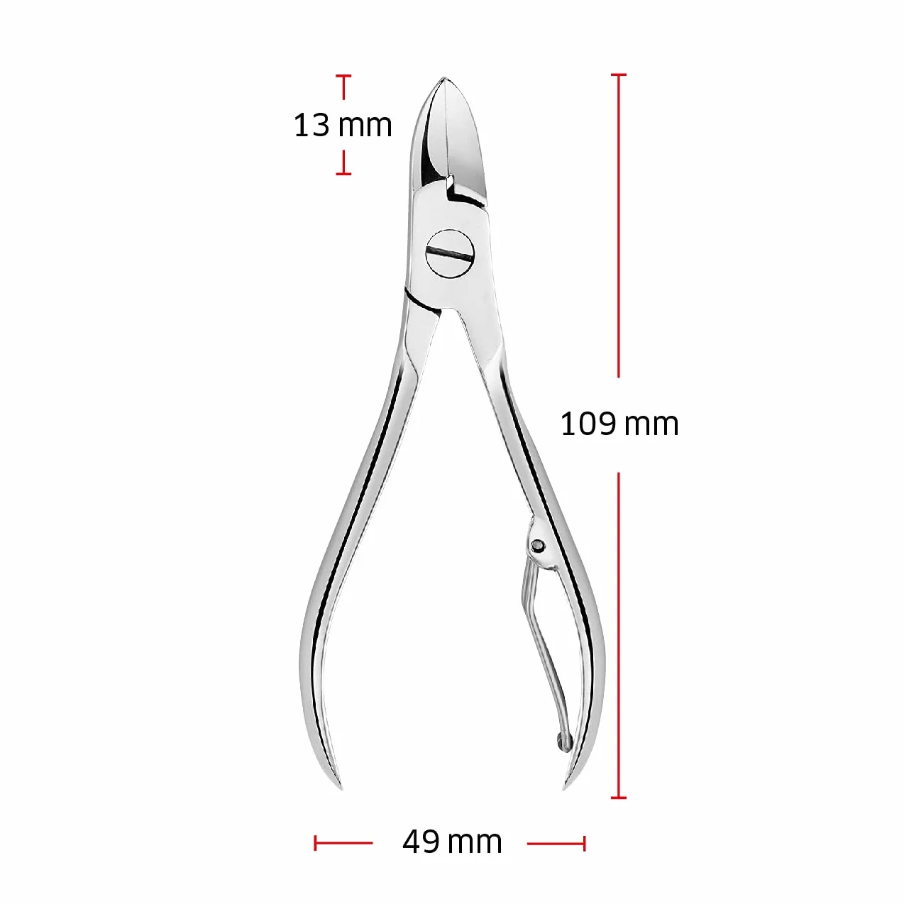 ZWILLING Cążki do paznokci 110 mm precyzyjne cięcie polerowane srebrne