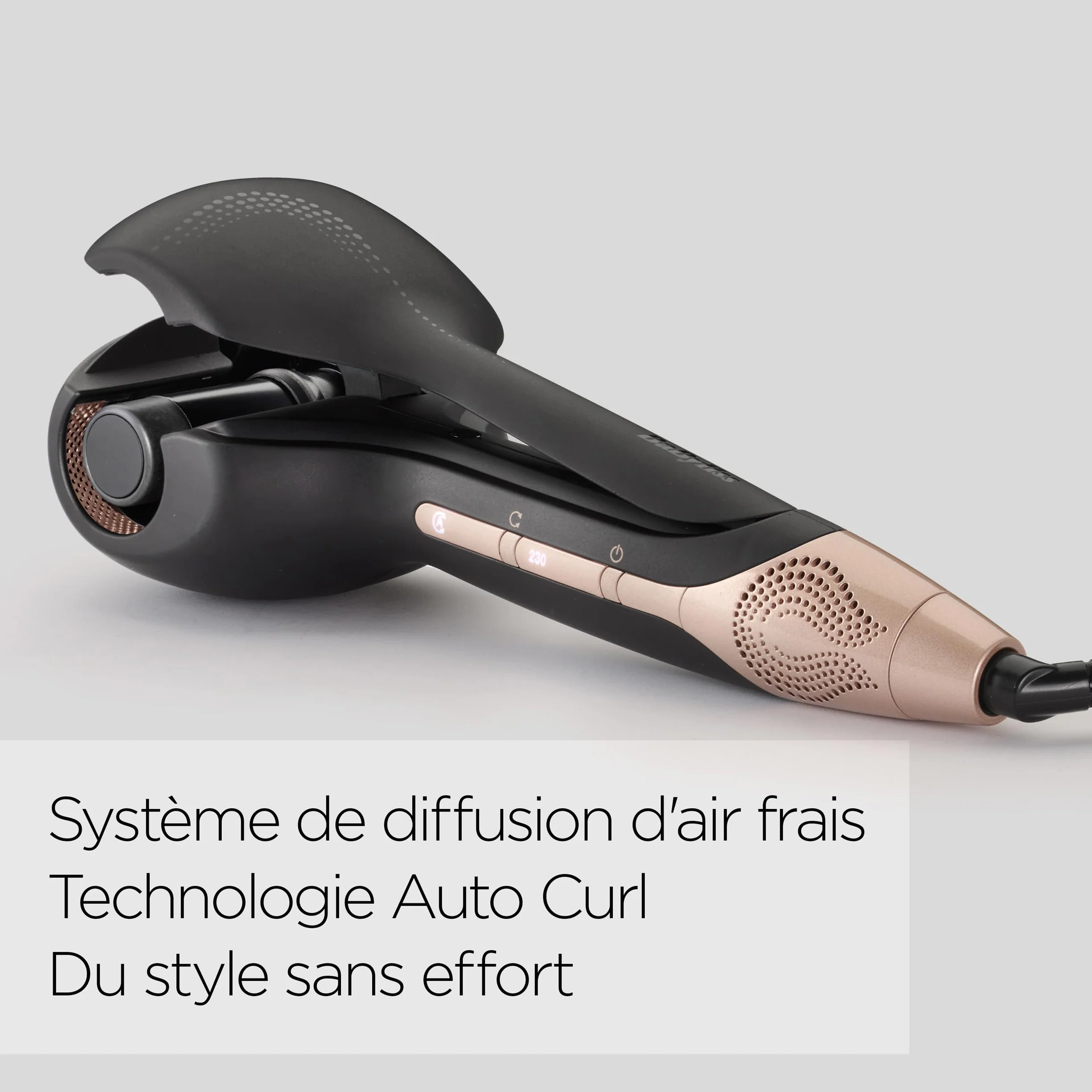 BaByliss Wave Secret Air Fer à Friser À chaleur Noir 2,5 m