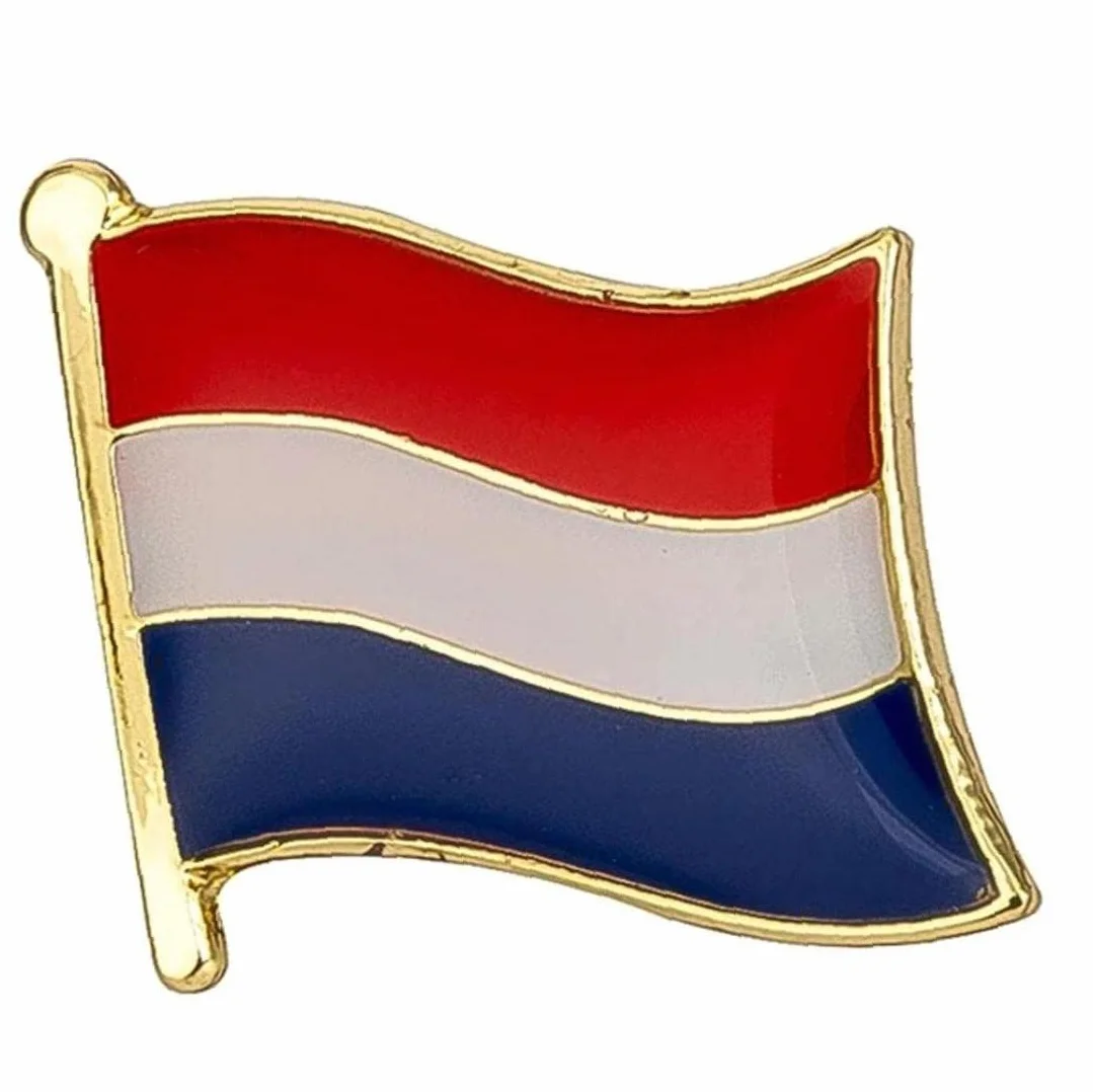 Szpilka do klapy z grecką flagą, odznaka broszka flaga grecji przypinki pamiątka narodowa nowość akcesorium