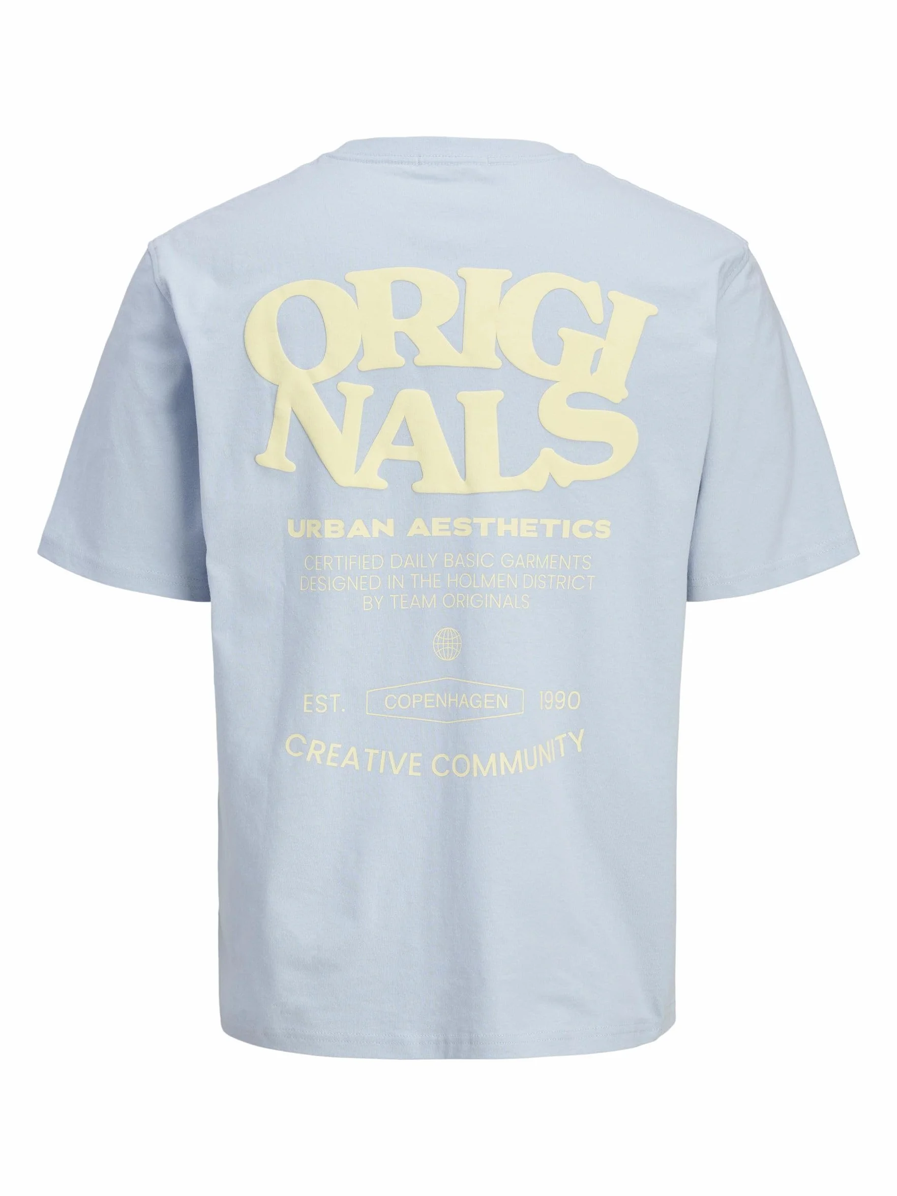 JACK & JONES Męskie Jortavira Type Back Teess Crew Neck Oc25, czarny, L
