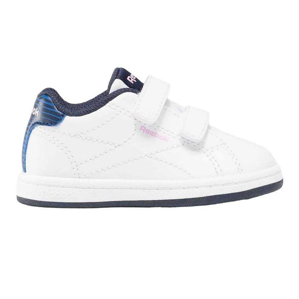Reebok RBK Royal Complete CLN 2.0 2V, Trampki tenisowe Dziecko-dziewczęta, White/ASTROSE/VECTORNAVY, 26 EU, Biały Astrorose wektornavy, 26 EU