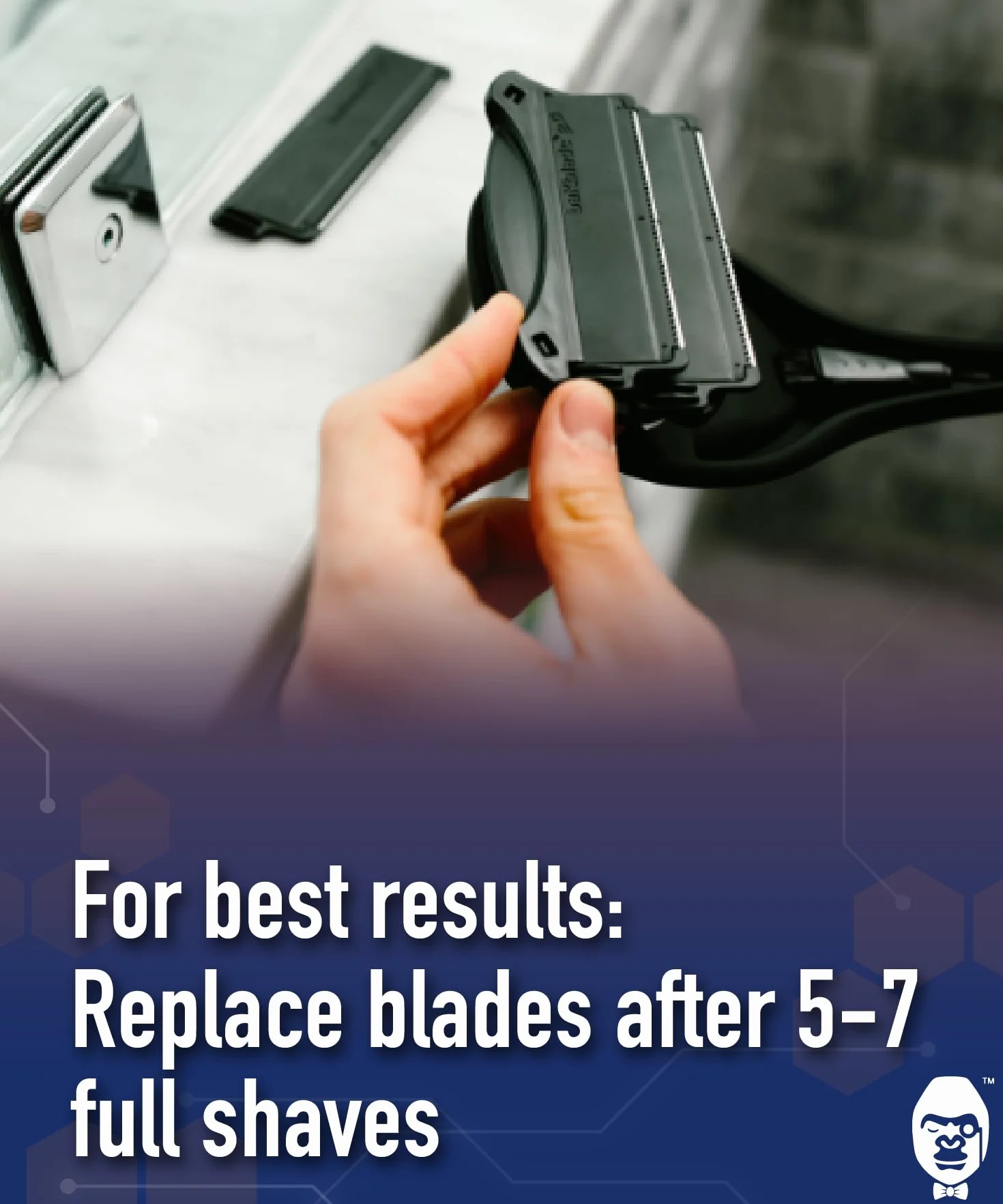 BakBlade Wymienne Ostrza do Golarki do Włosów Pleców i Ciała - Kompatybilne z Modelami BakBlade 2.0, 3.0 i 2.0 Elite - Innowacyjna Technologia DryGlide (Zestaw 12 Ostrzy)