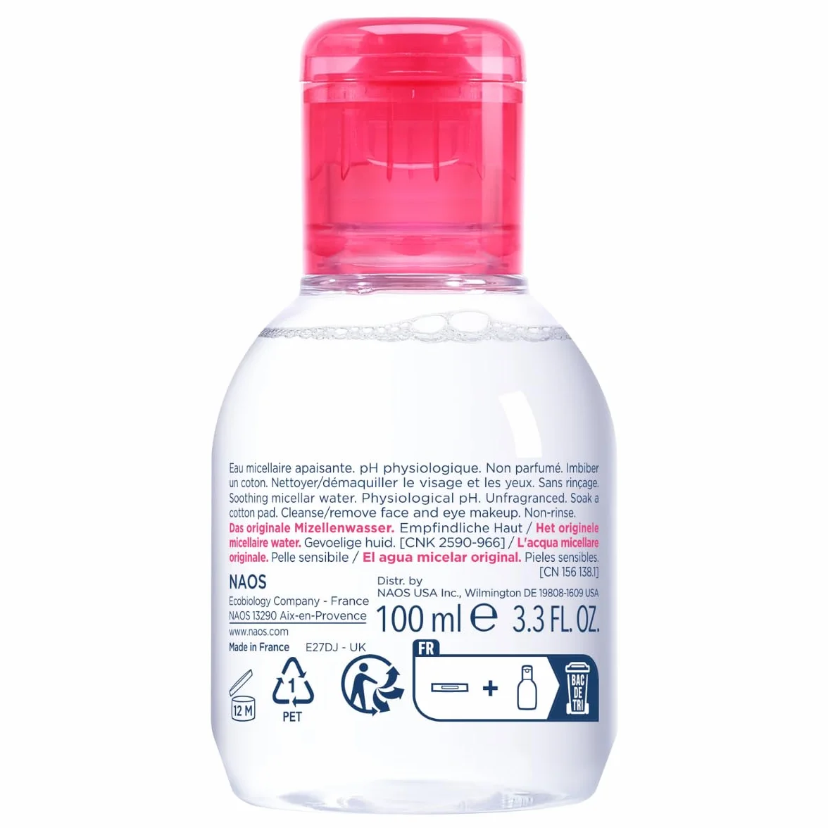 BIODERMA Sensibio H2O roztwór czyszczący 100 ml